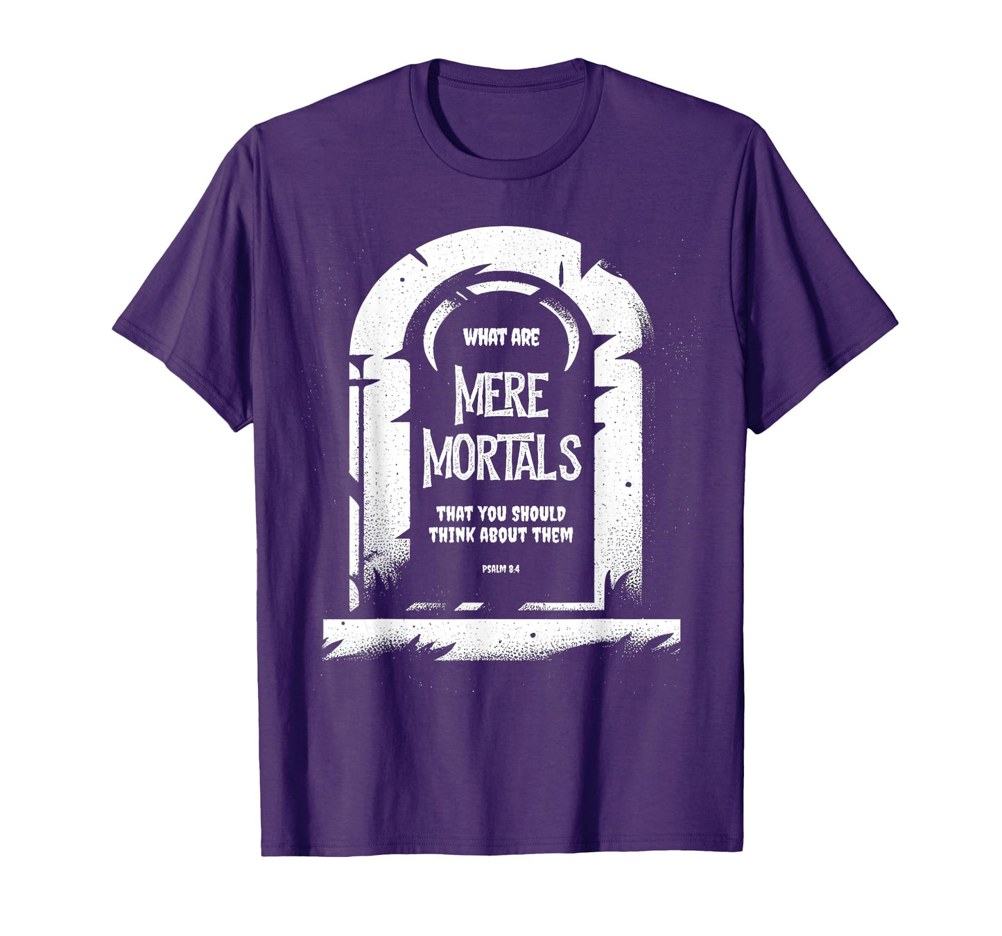 Tombstone Halloween Mere Mortals Foolish for Jesus Christian T-Shirt