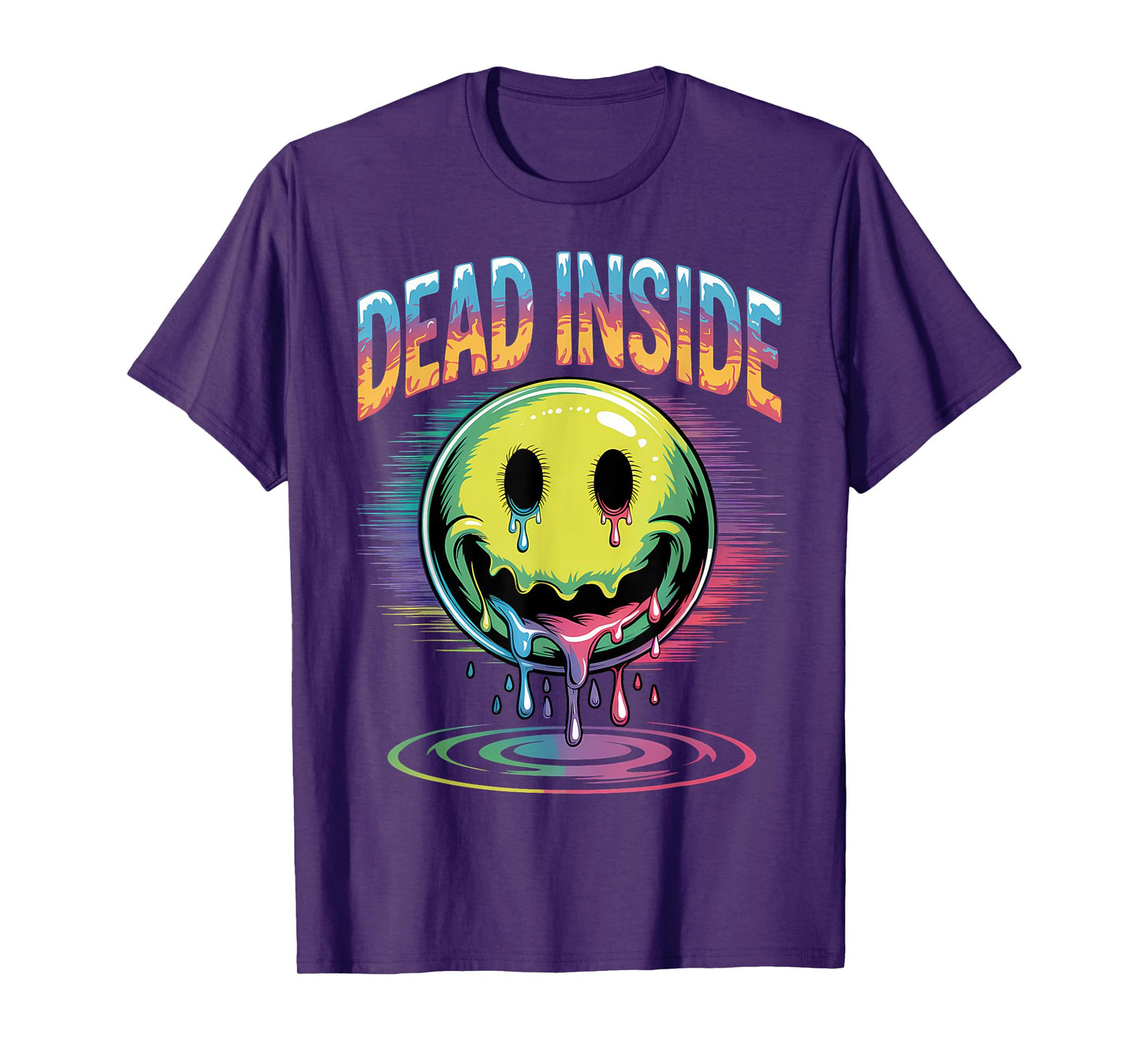 Funny Trippy Dead Inside Quote Sarcasm Meme Gothic T-Shirt