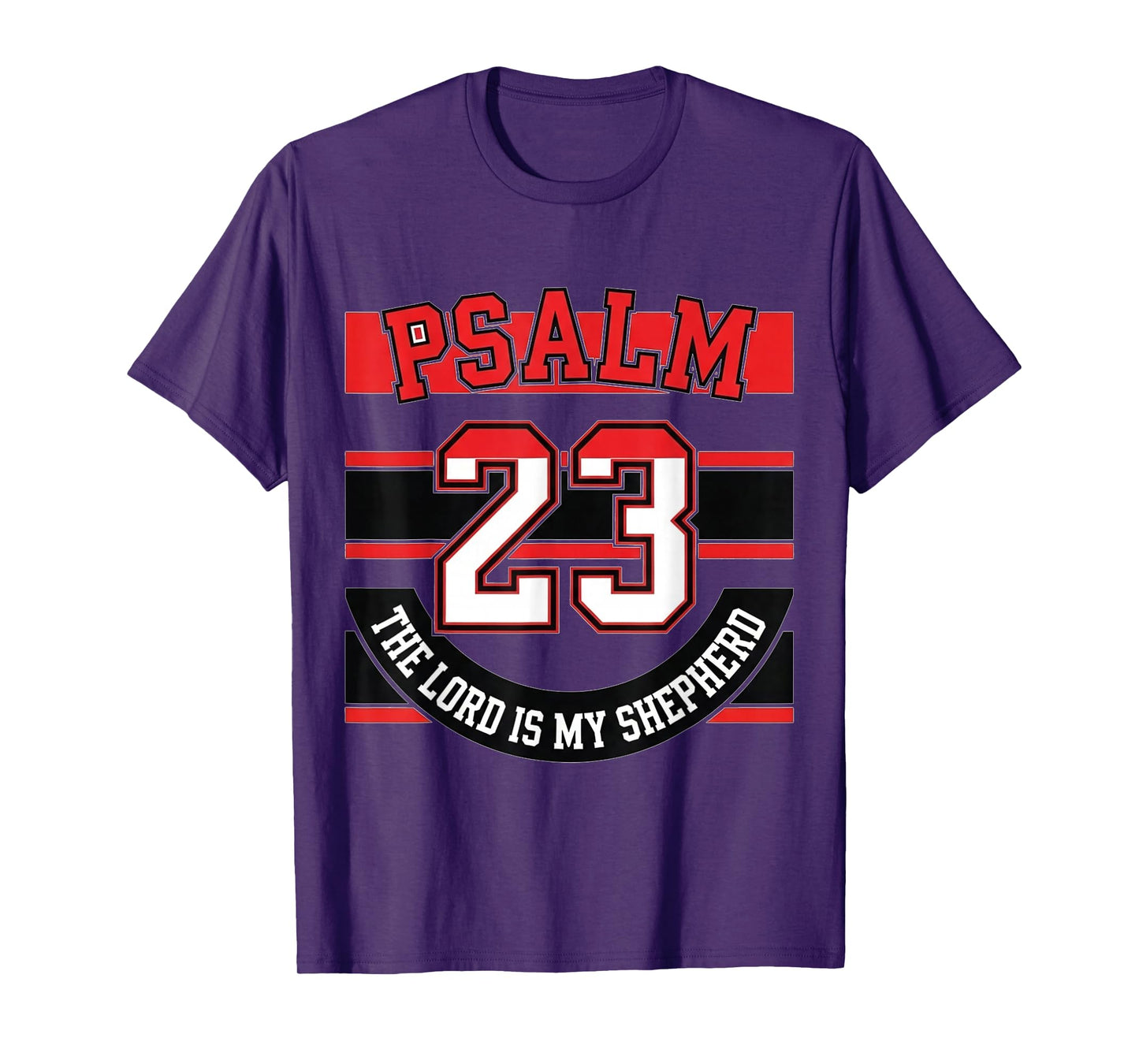Restores Soul Psalm 23 The Lord is My Shepherd Christian T-Shirt