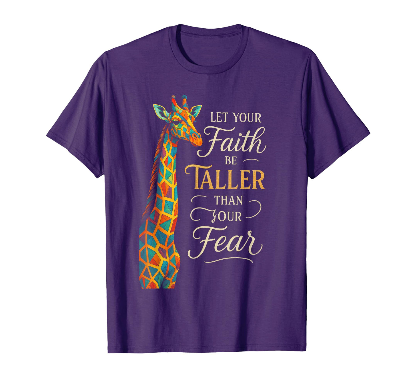 Let Your Faith Be Taller - Faith Zoo Charm T-Shirt