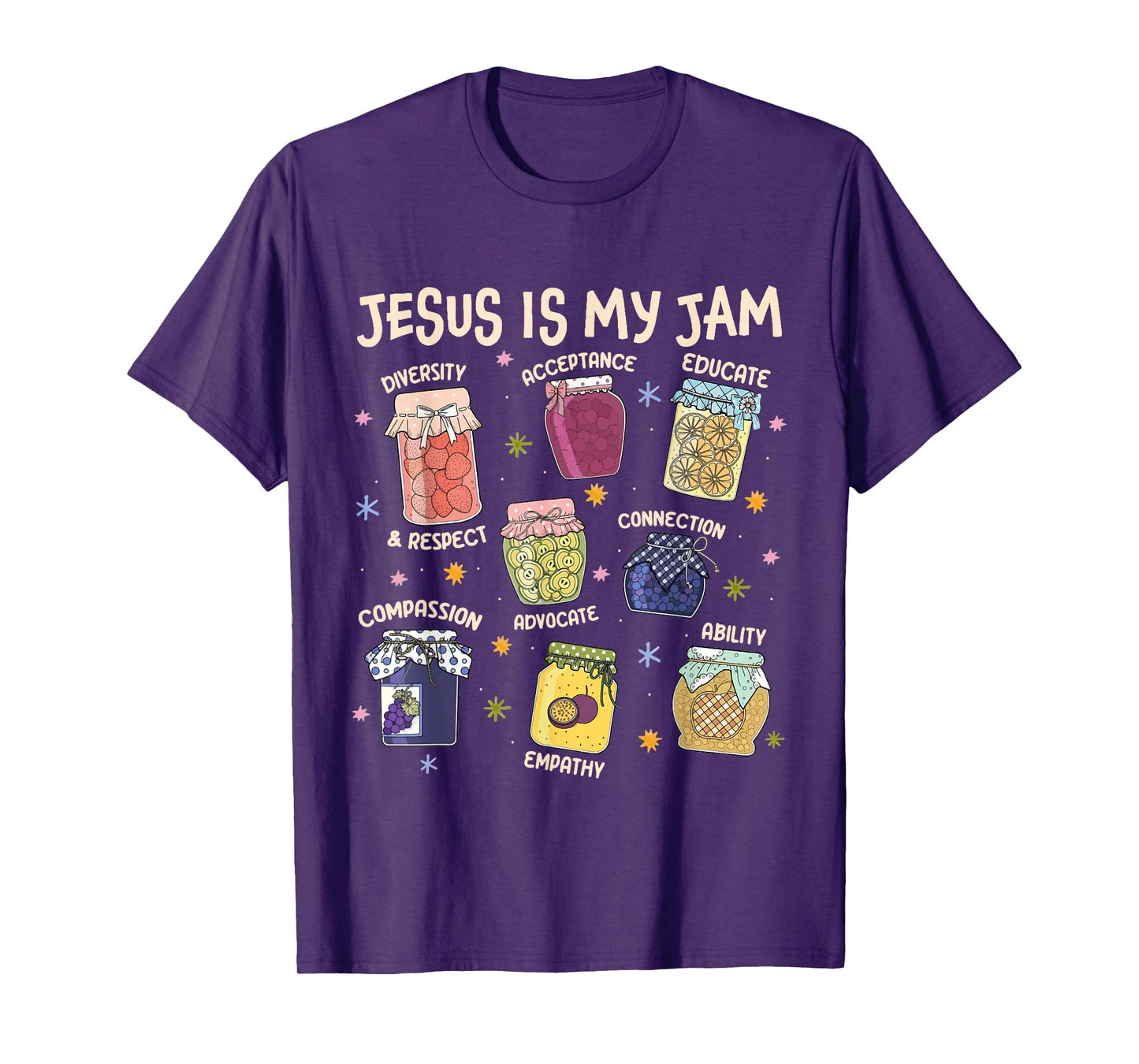 Jesus Is My Jam Christian Jesus Bibble Verse T-Shirt
