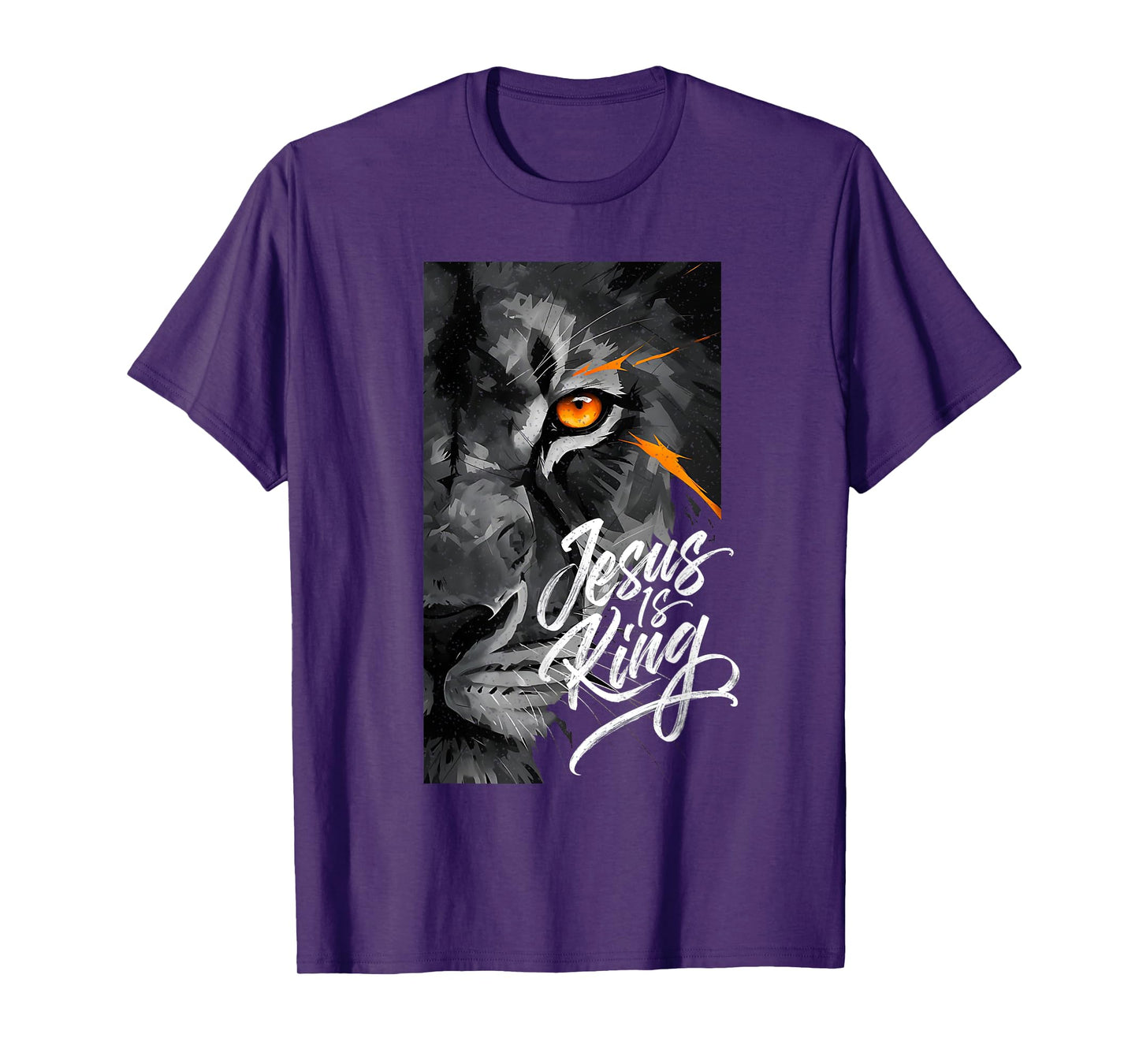 Jesus Is King Lion of Judah T-Shirt