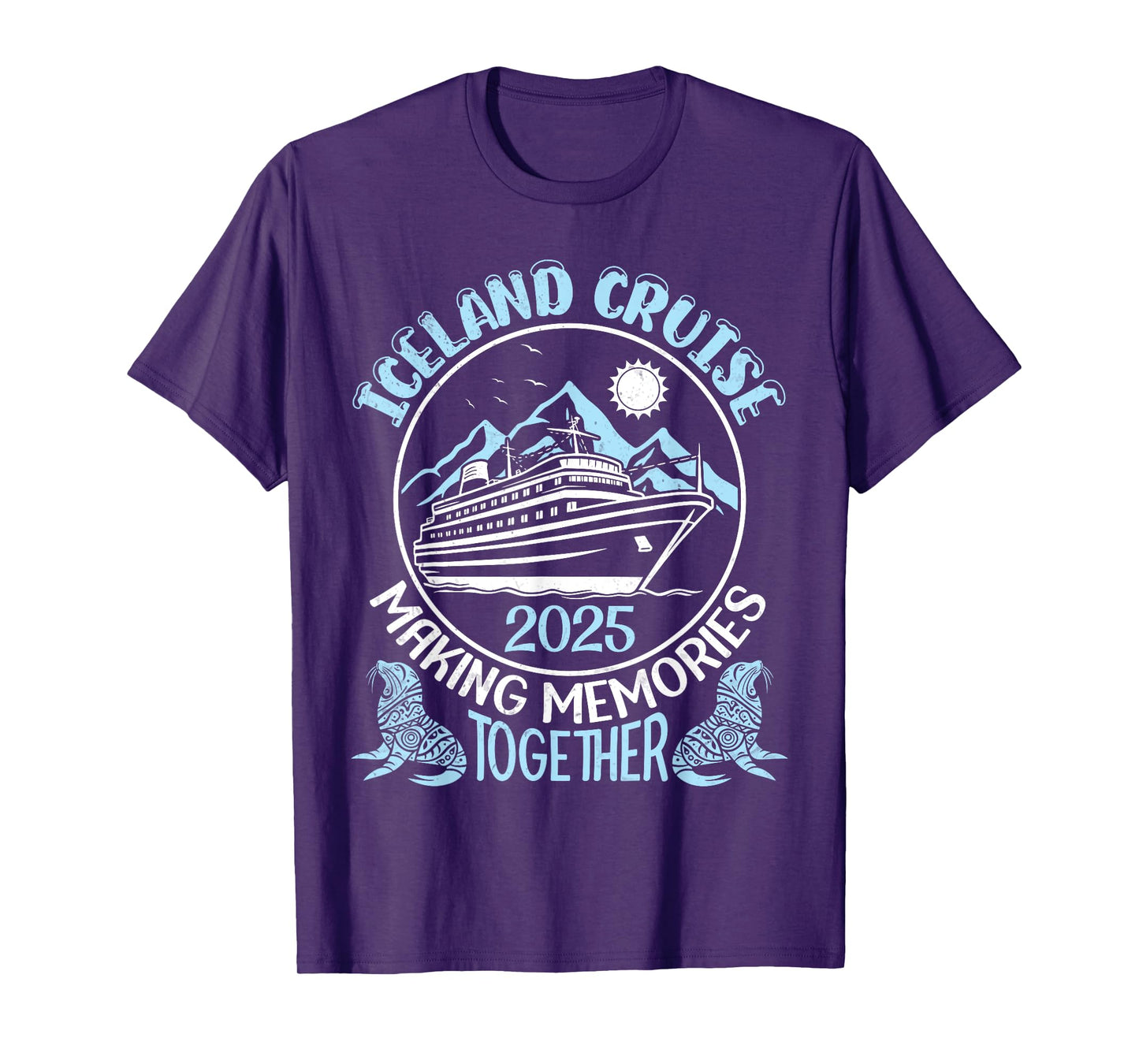 Iceland Cruise 2025 Making Memories Together Beach Mountain T-Shirt