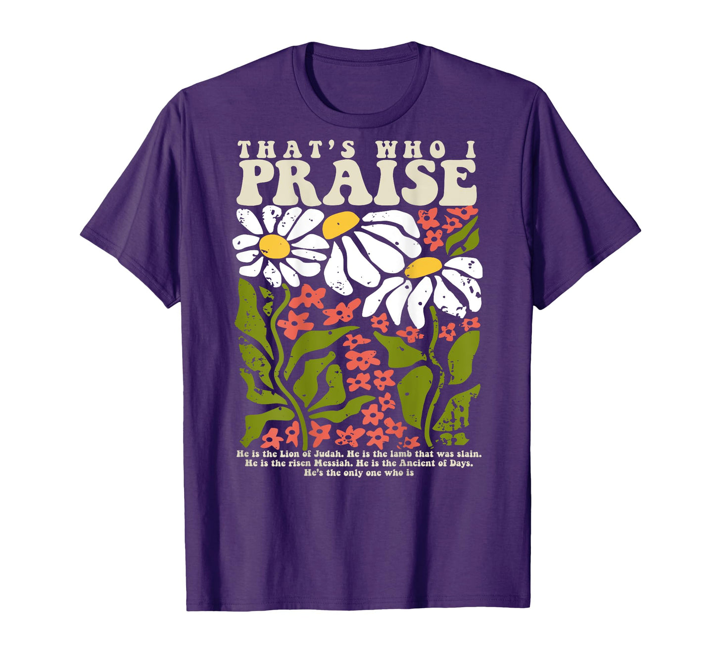 Brandon That's Who I Praise Jesus Christian Lake Merch T-Shirt
