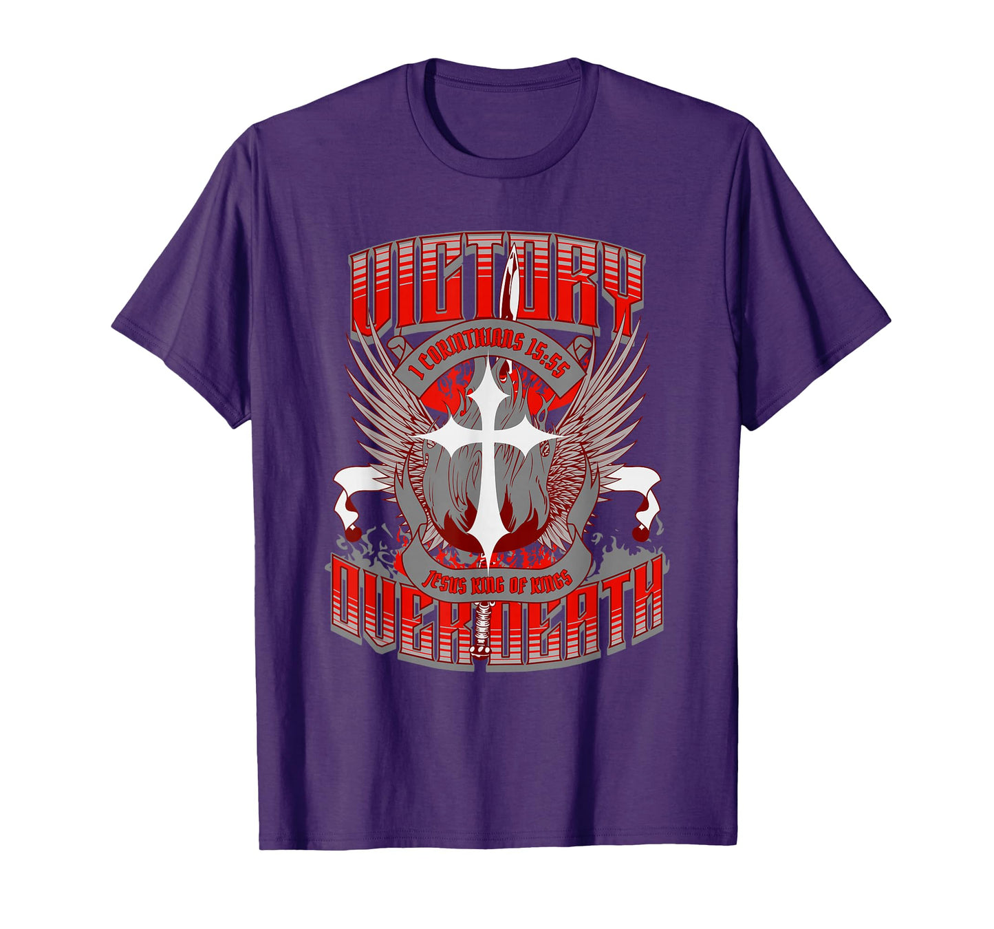Jesus Faith Religious Cross Gothic Y2K Nu Goth Bible Verse T-Shirt