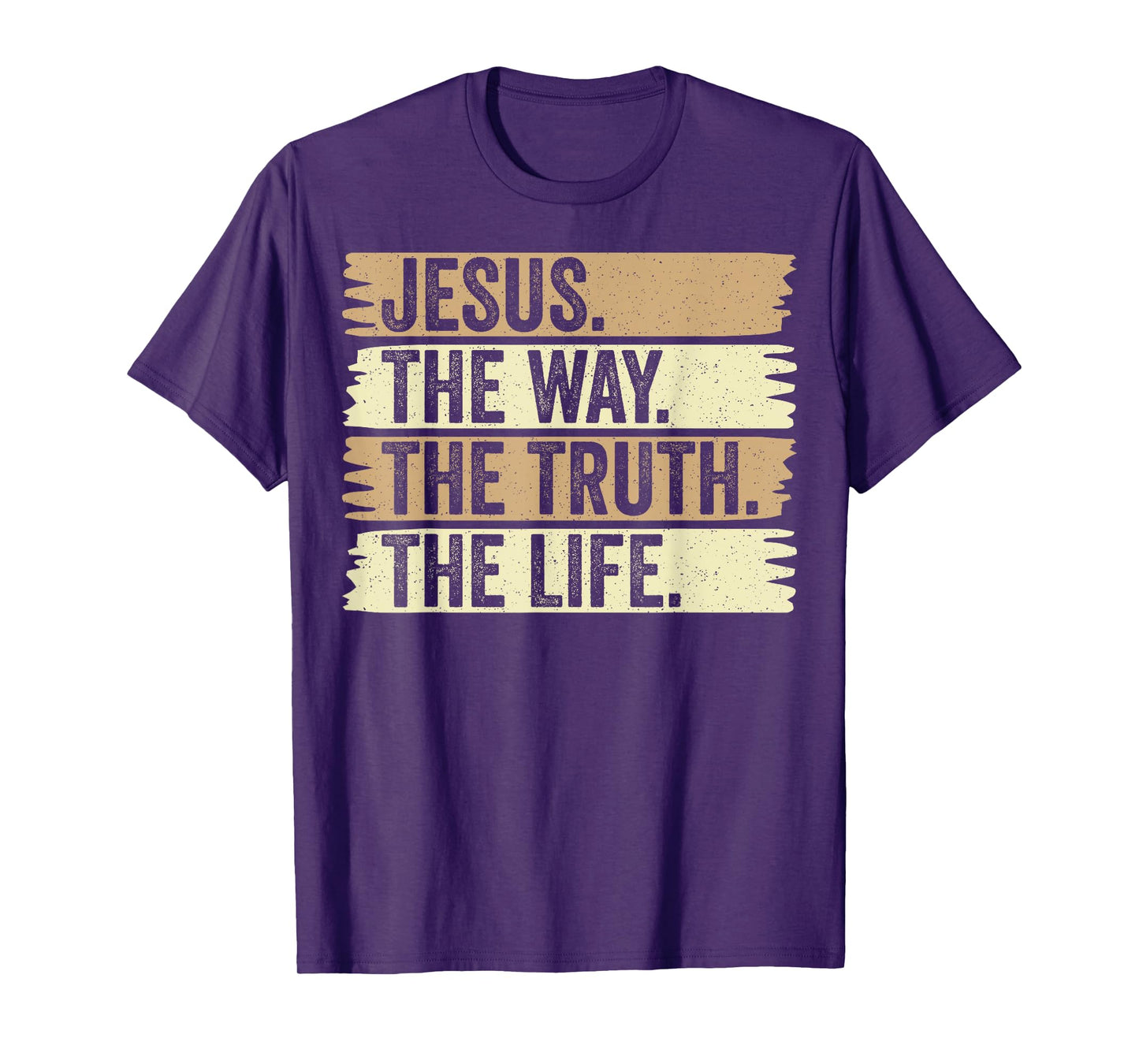 Retro Jesus The Way Truth and Life Vintage Christian Worship T-Shirt