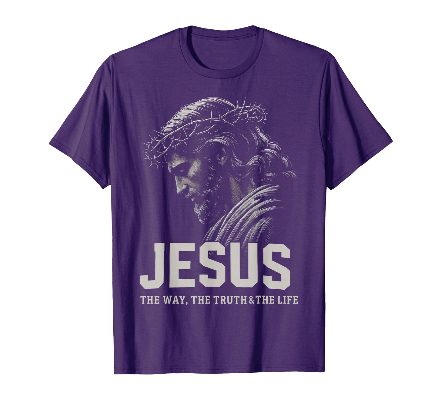 HUGvyn Jesus The Truth The Life Christian Faith Patriotic T-Shirt