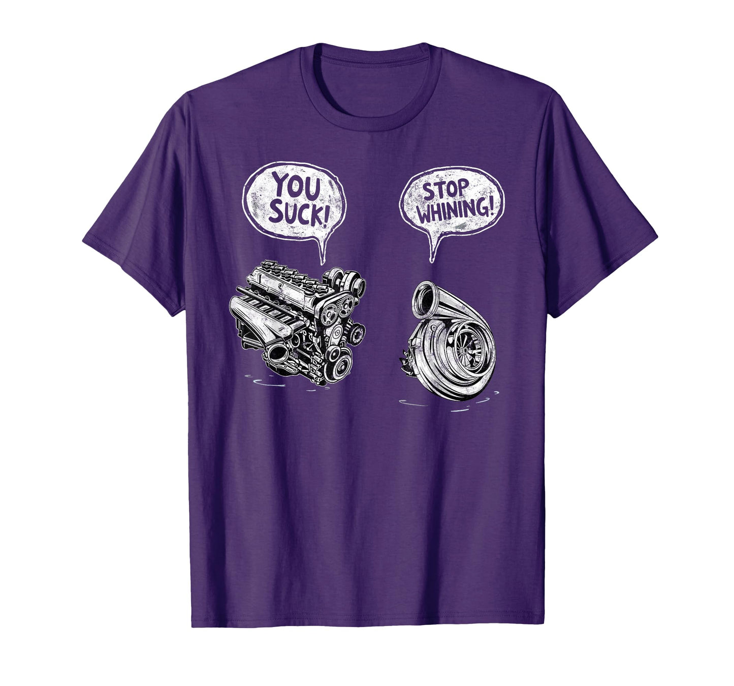 Funny You Suck Stop Whining Meme Mechanic Joke Repair Guy T-Shirt