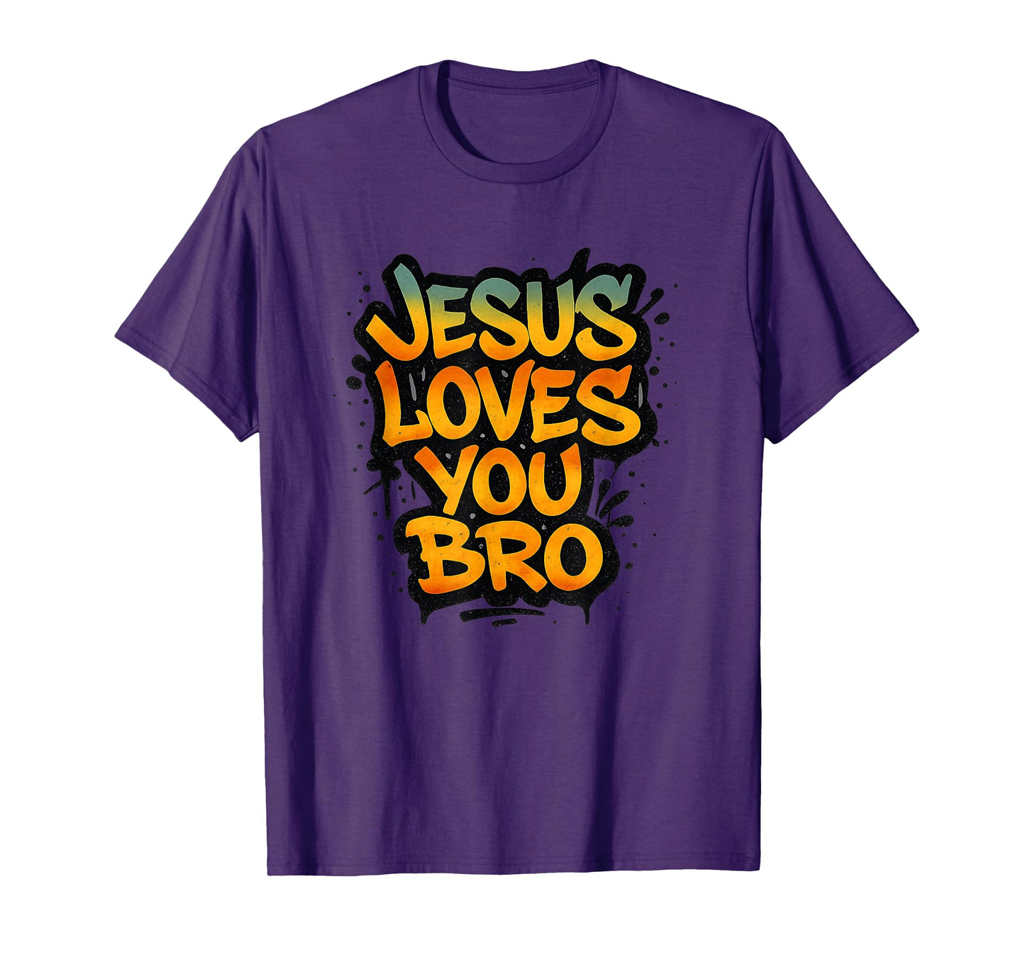 Jesus Loves You Bro Religious Christian T-Shirt
