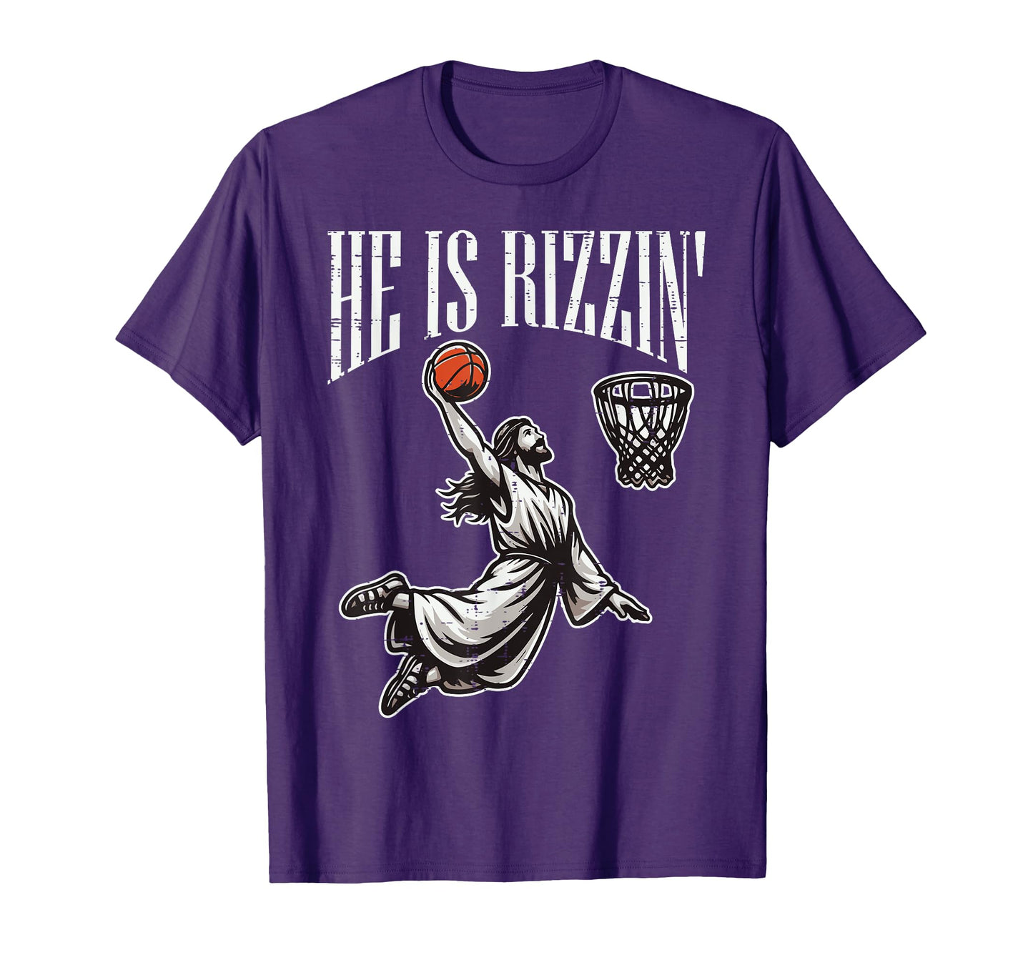 Easter Jesus He Is Rizzen Risen Christian Boys Kids Men Teen T-Shirt