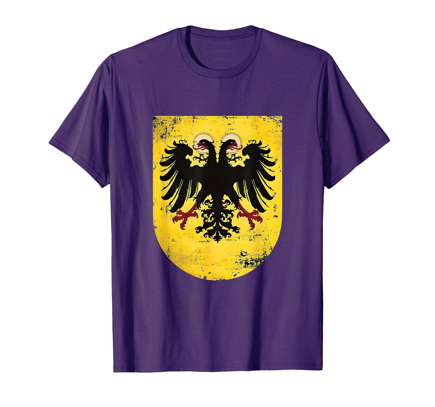 Holy Roman Catholic Empire Double Headed Eagle Crest T-Shirt