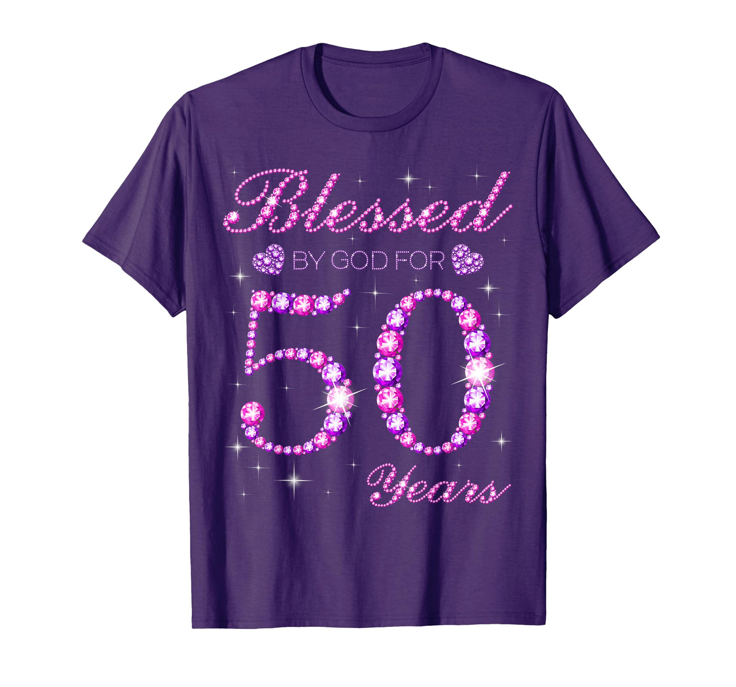 Blessed by God for 50 Years Old 50th Birthday Party T-Shirt