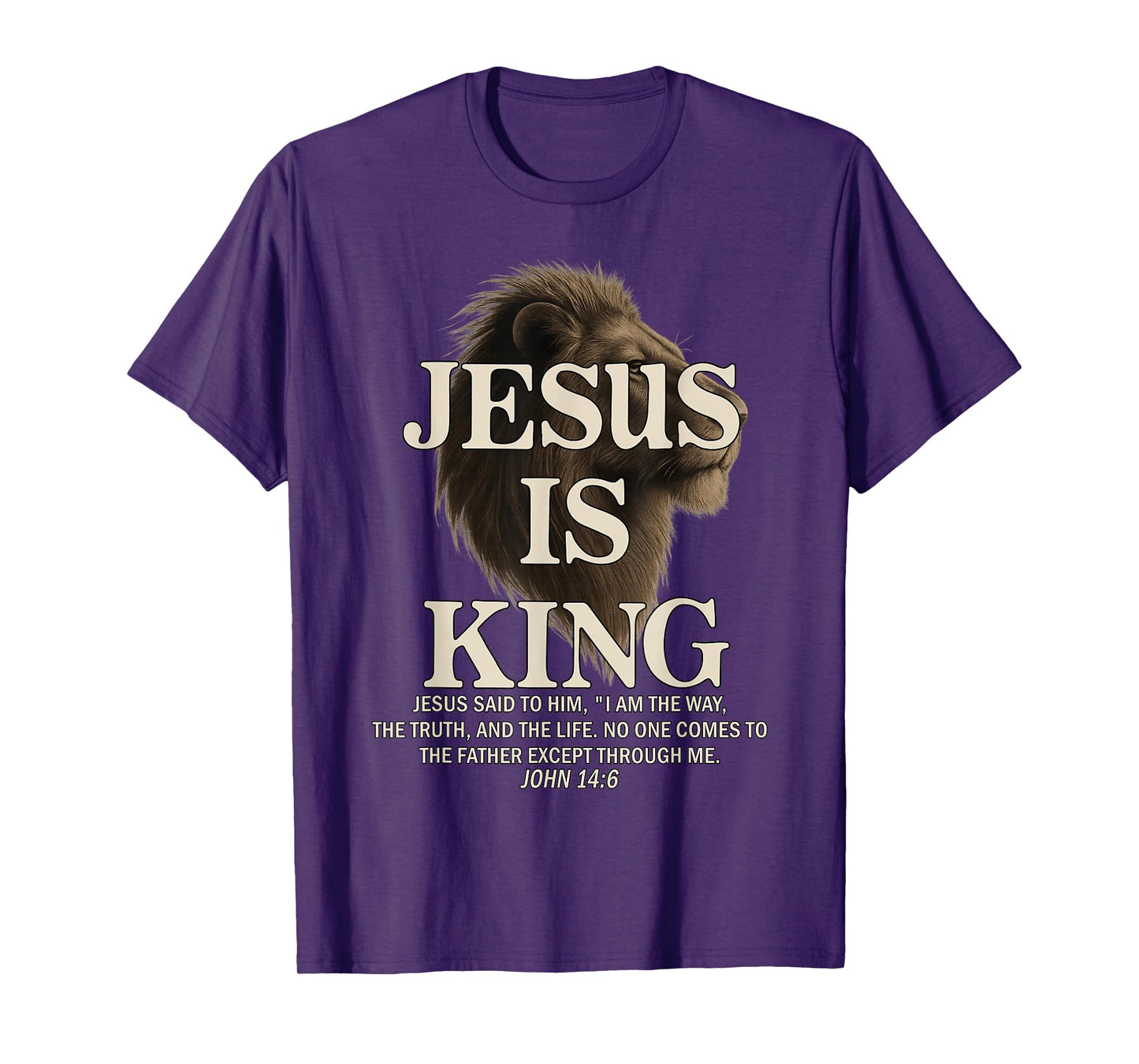 Vintage Jesus is King Bible Verse Gift for Men Women Kid T-Shirt