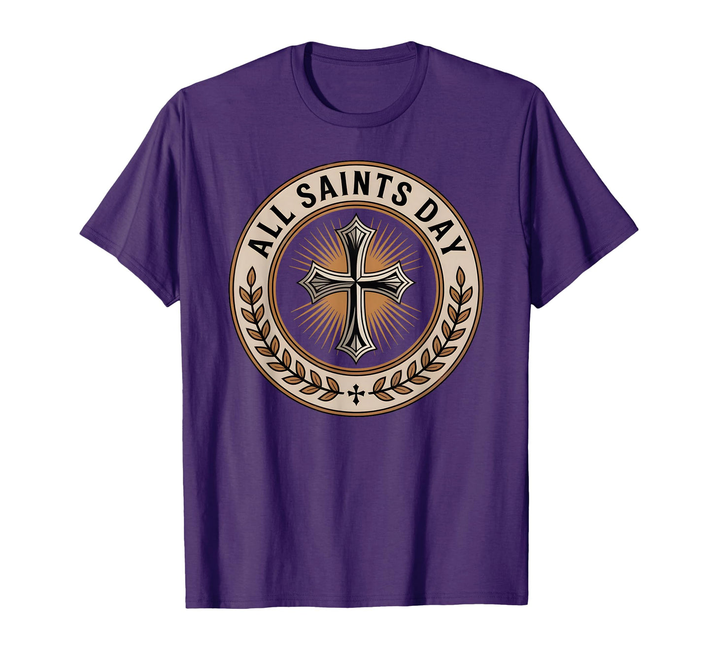 Christian Catholic Cross Holy Spirit November All Saints Day T-Shirt