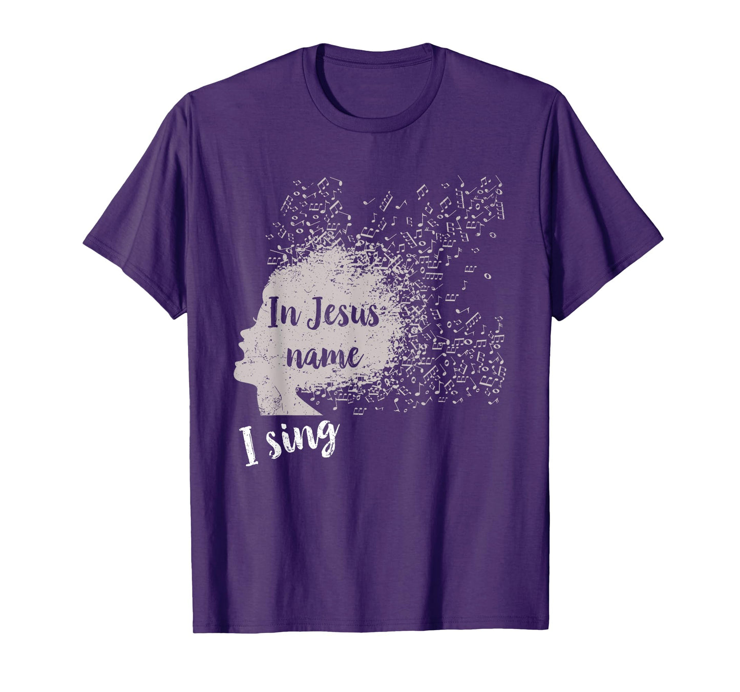 In Jesus name, I sing T-shirt for gospel singers T-Shirt
