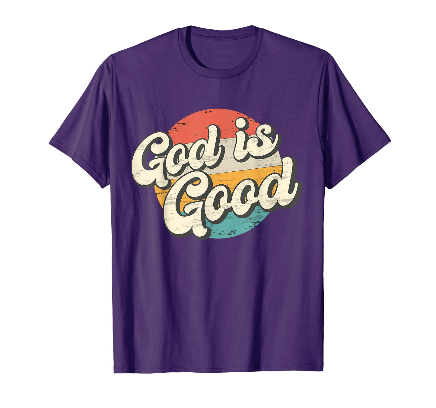God Is Good Retro Vintage T-Shirt