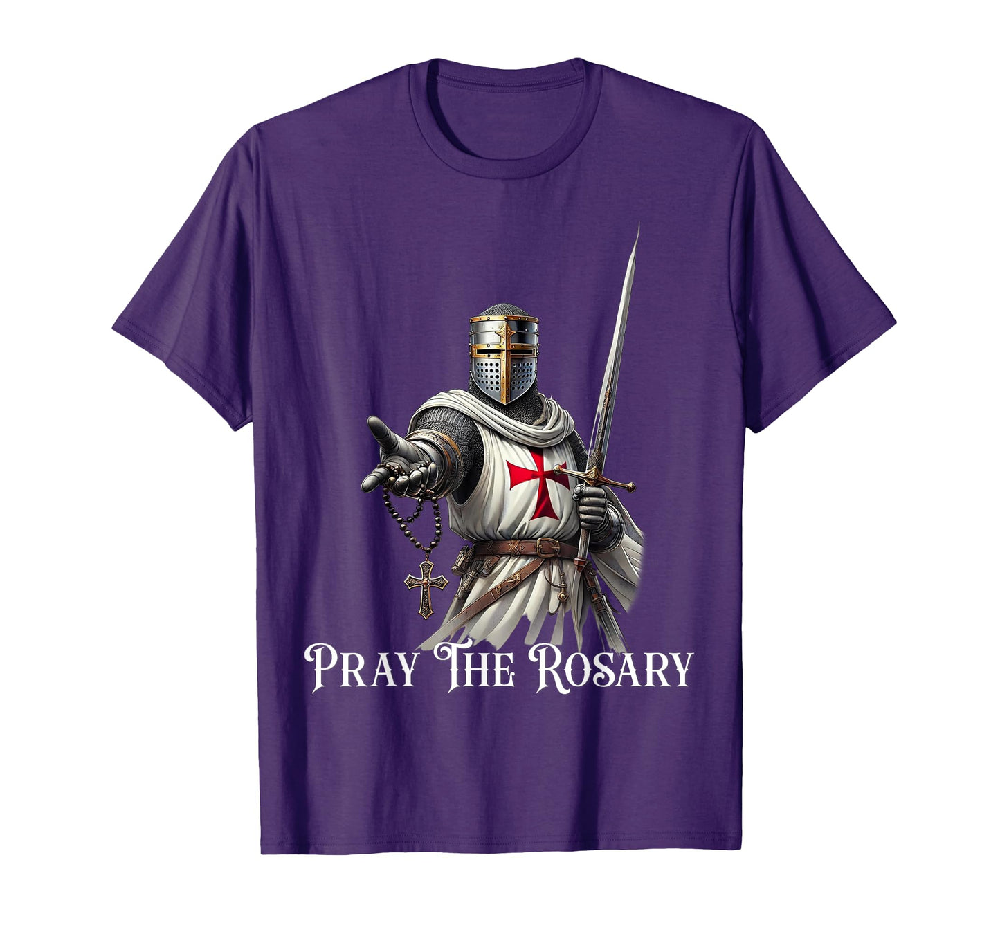 Catholic Knight Templar Latin Crusader Cross T-Shirt