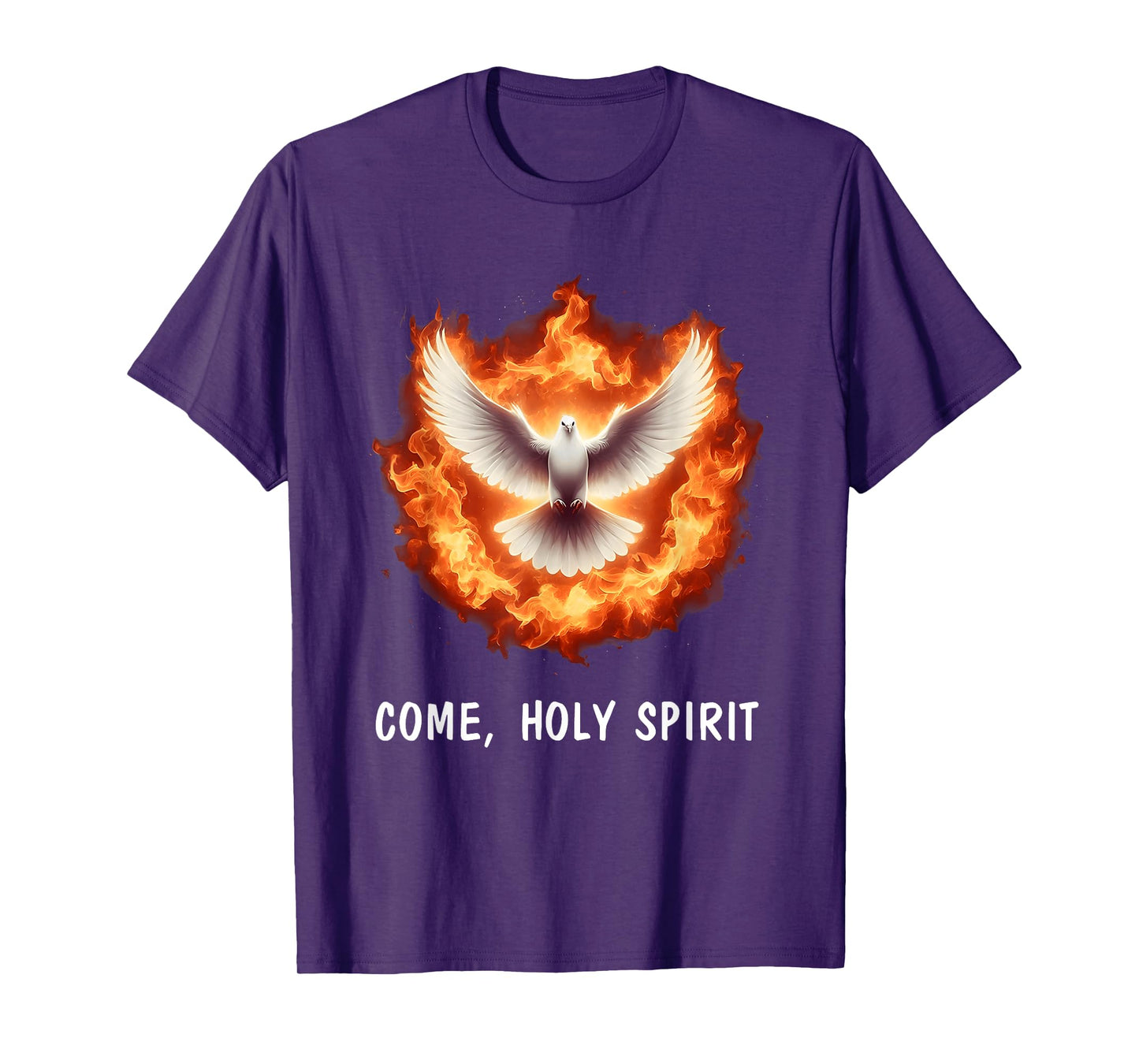 Come, Holy Spirit Cross Dove Pentecost T-Shirt