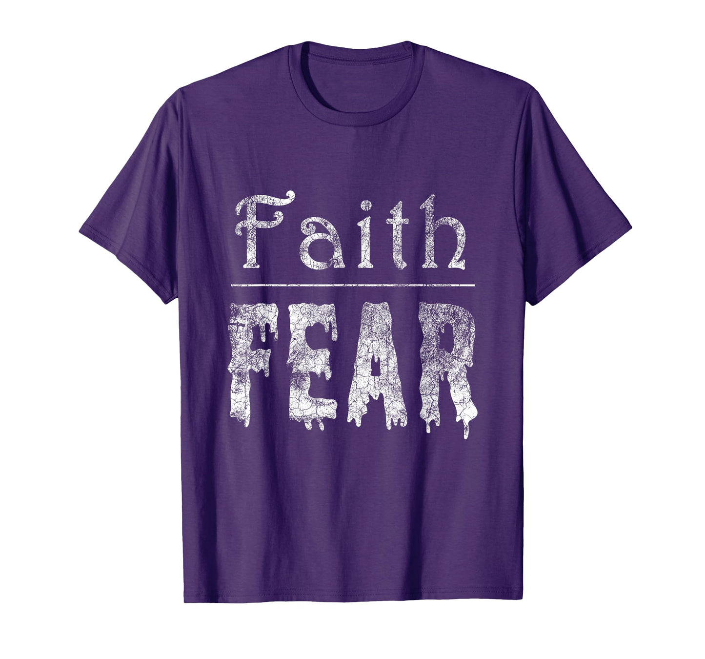 Christian Faith Over Fear Jesus Religious God T-Shirt