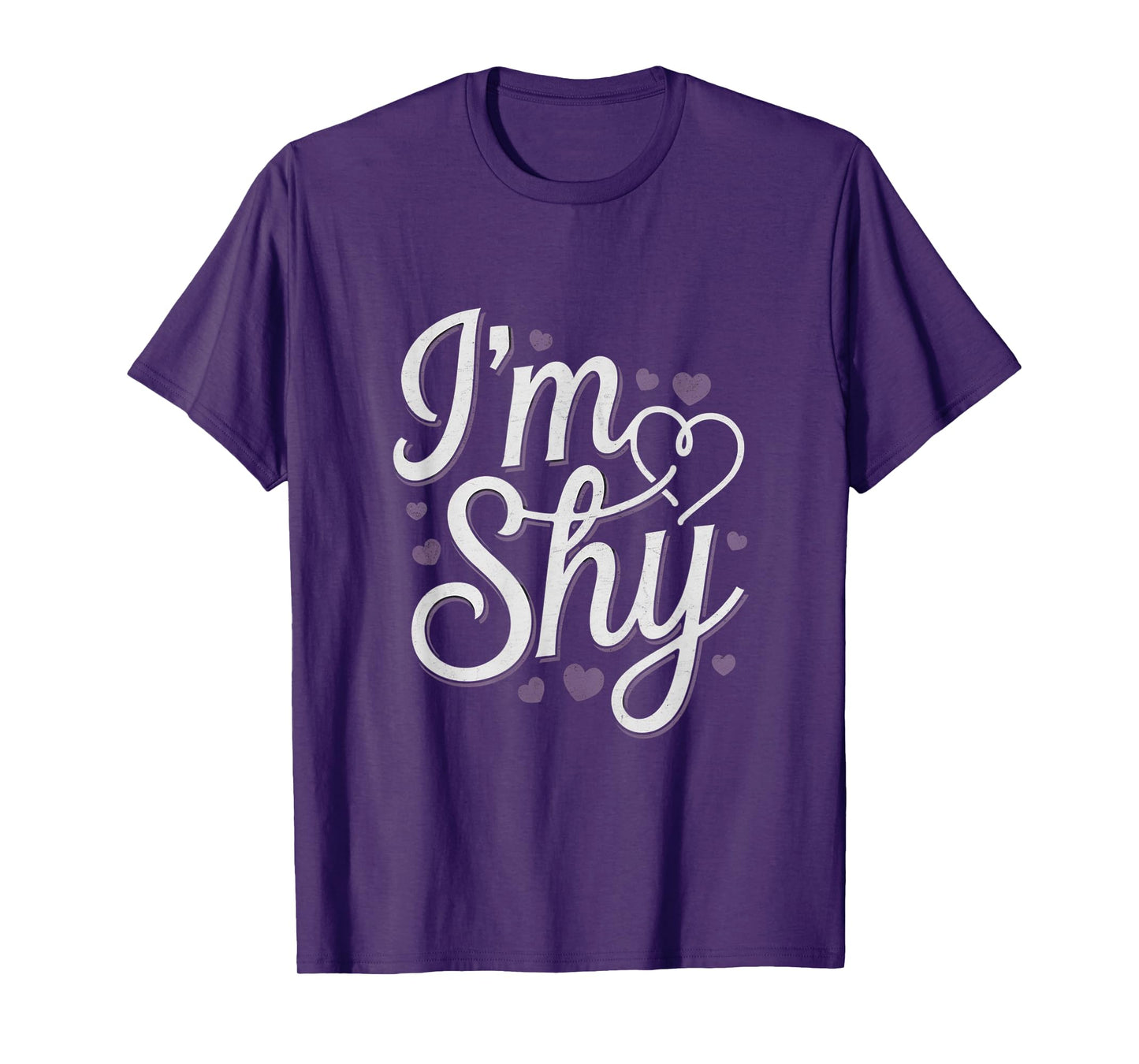 Are You Shy Funny Text Quotes Funny Shy People Hey I’m Shy T-Shirt