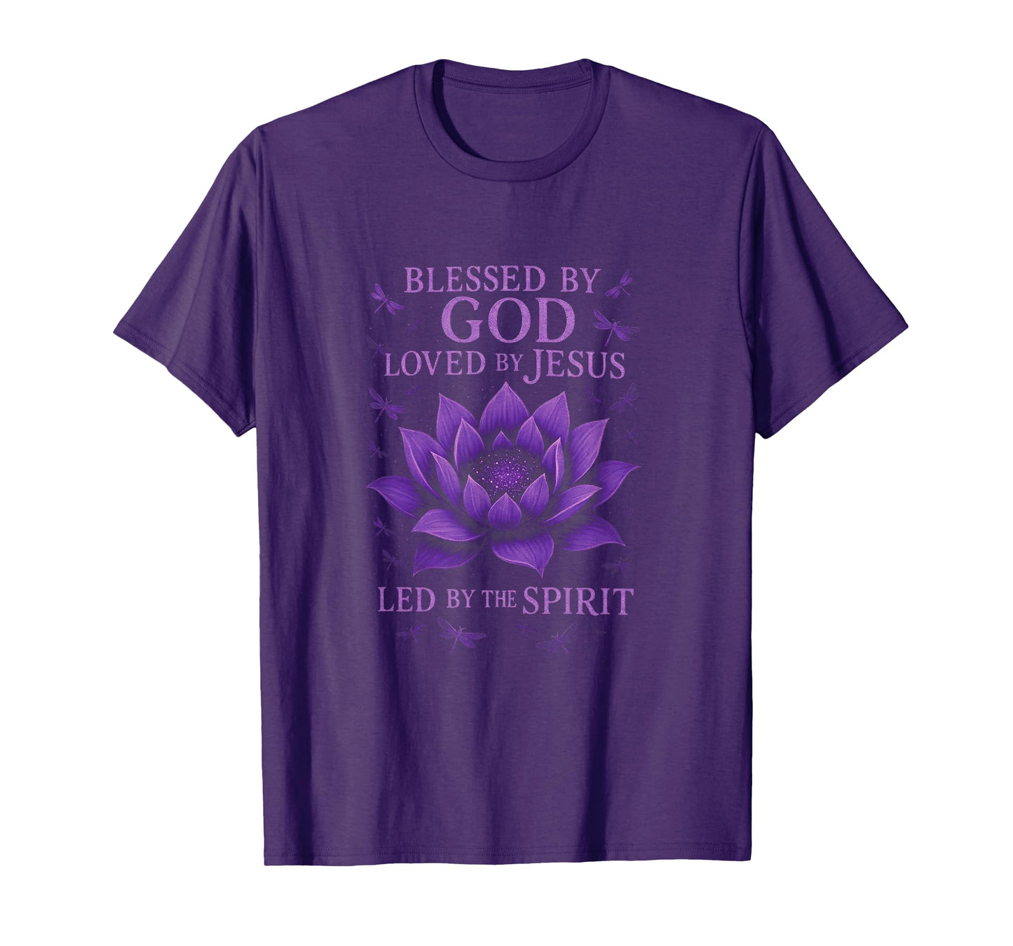 Blessed by God - Sunflower Butterflies Holy T-Shirt