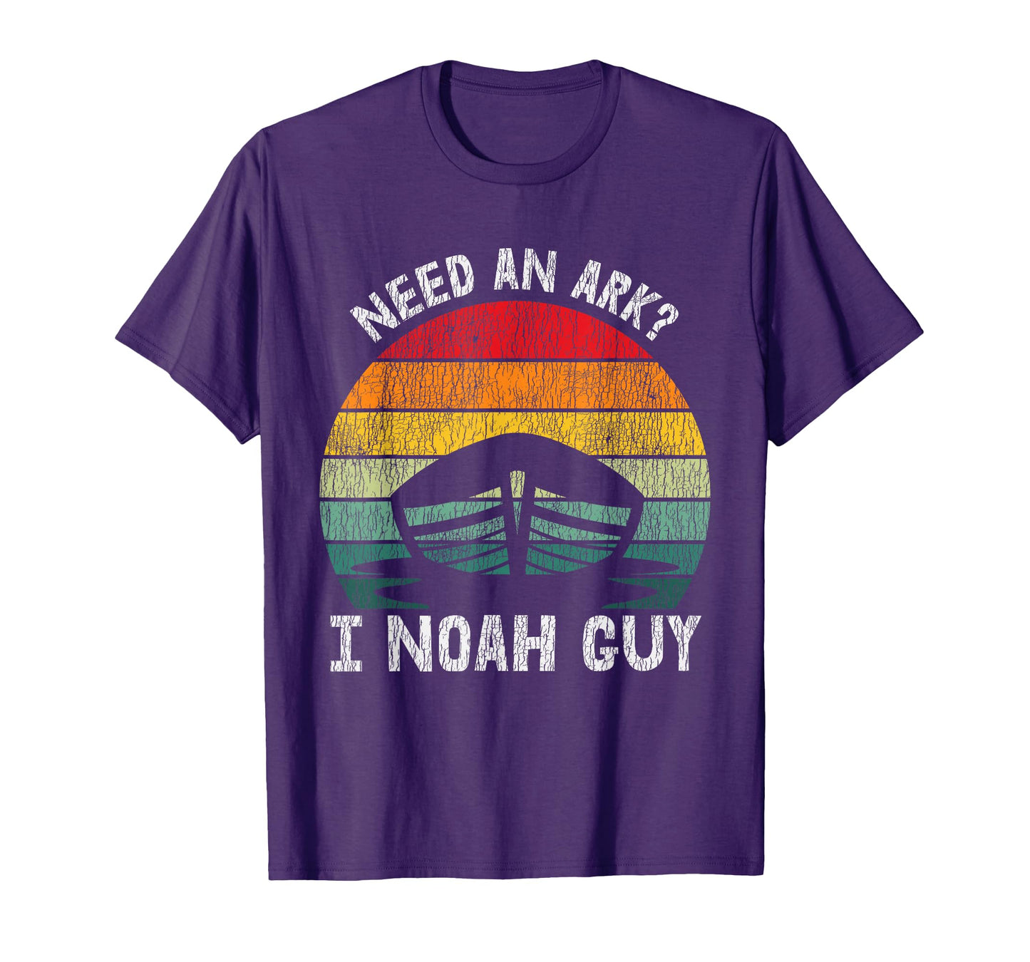 Vintage Need an Ark I Noah Guy Pun Funny Christian Bible T-Shirt