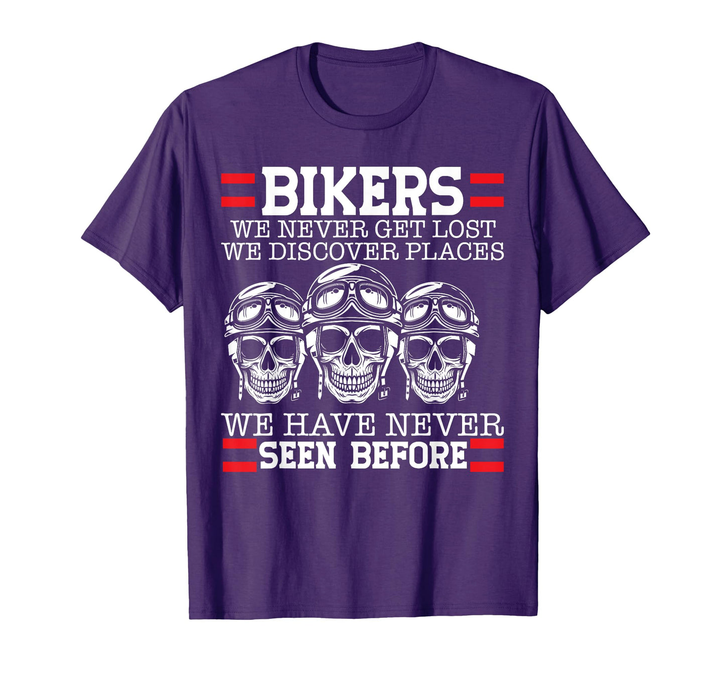 Epic Biker Skull Funny Quote RIP Motorcycle Rider Funeral T-Shirt
