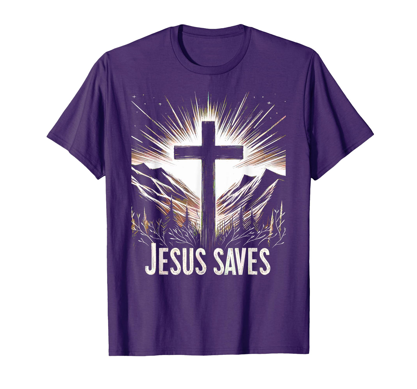 Jesus Saves Mankind Bronze Serpent Of Sins Lifted On A Cross T-Shirt