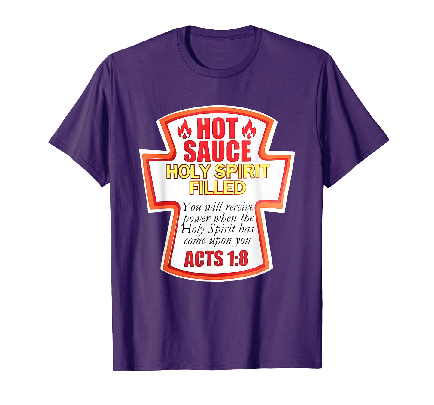 Hot Sauce Holy Spirit Group Condiment Christian Family T-Shirt