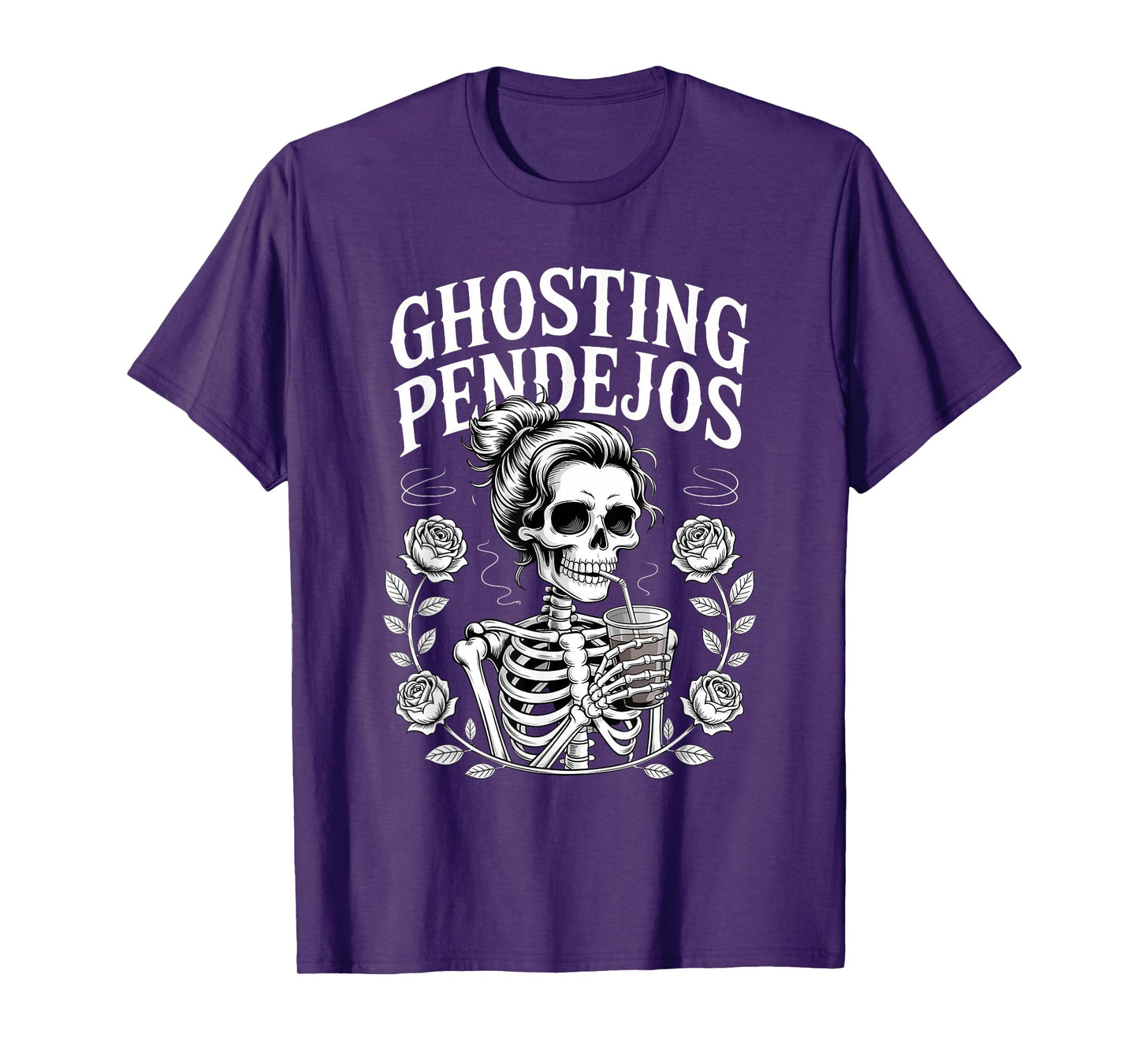 Ghosting Pendejos Halloween Funny Spooky Quote T-Shirt