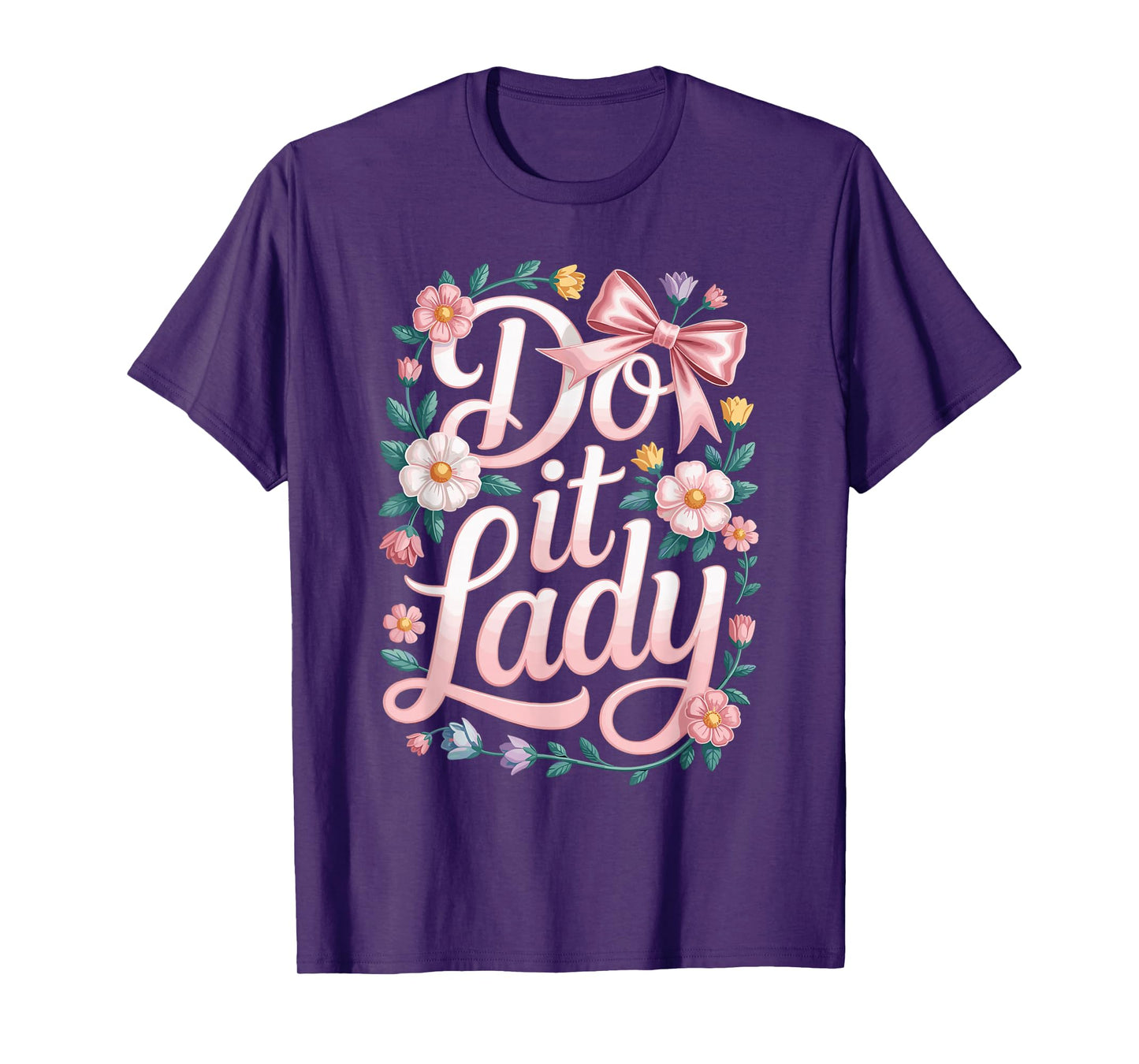 Playful colorful do it lady T-Shirt