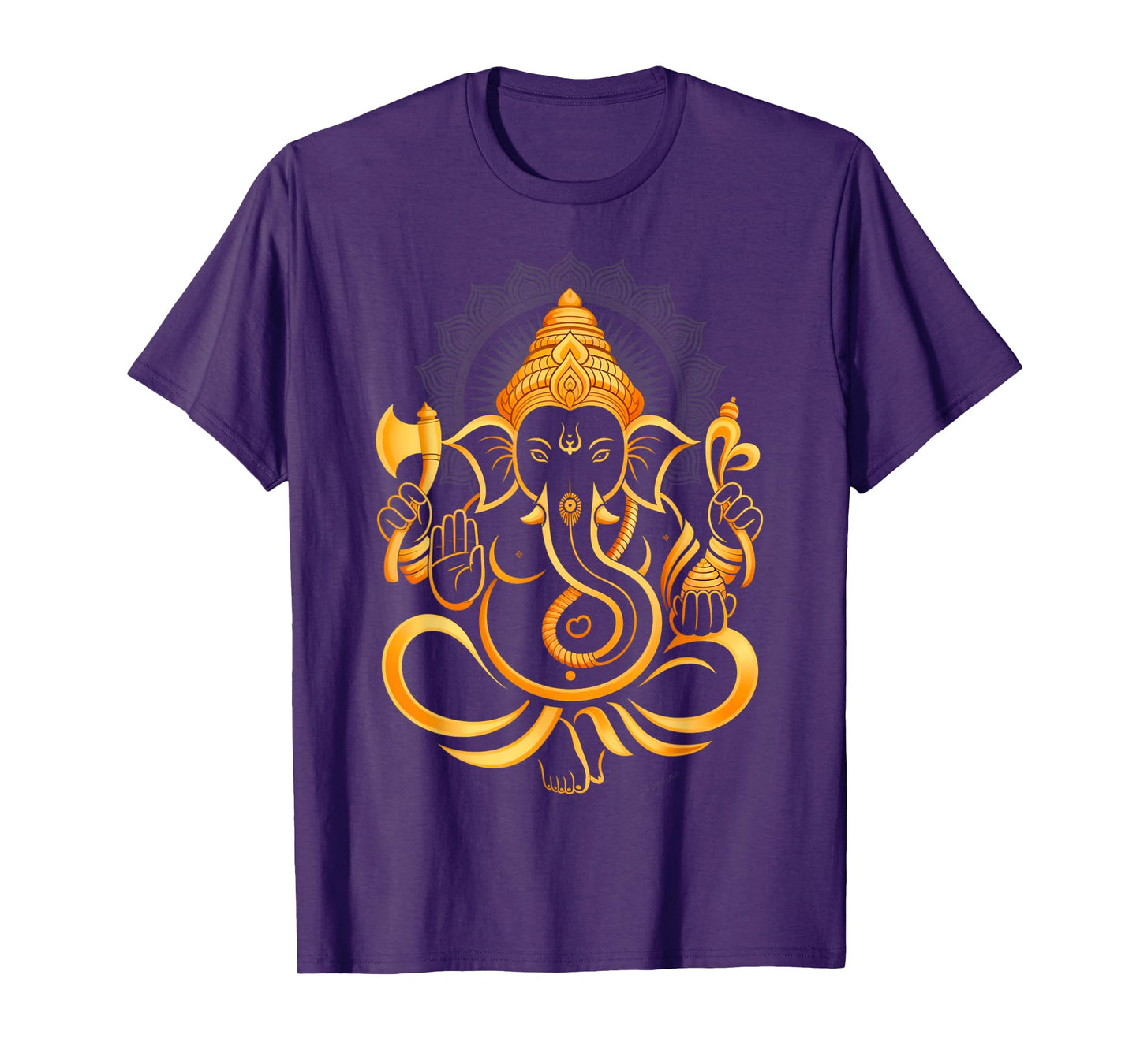 Hindu Ganesha Puja Elephant God India Meditation Yoga Murti T-Shirt