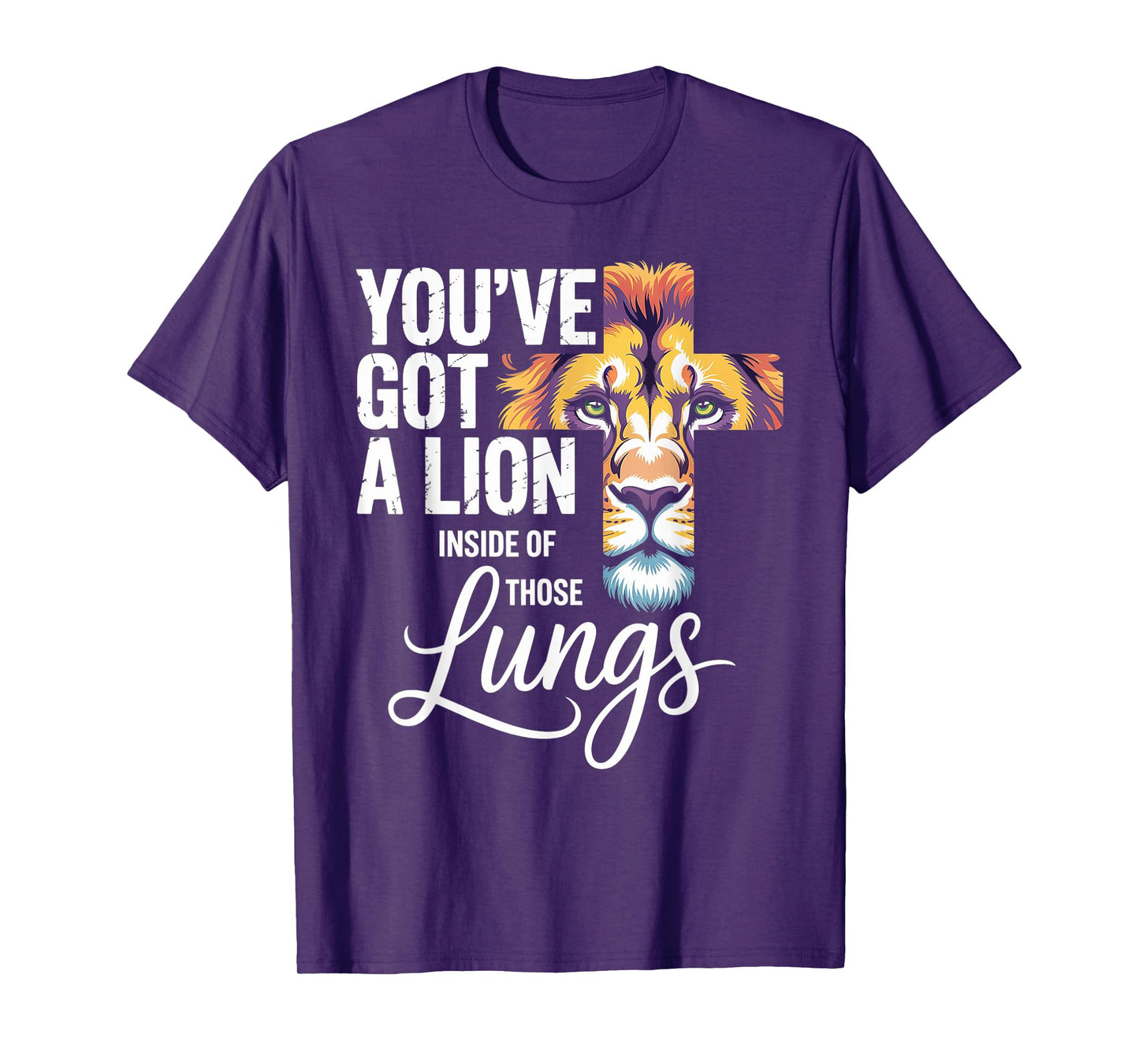 Brandon You Got a Lion Inside of Those Lungs Praise the Lord T-Shirt