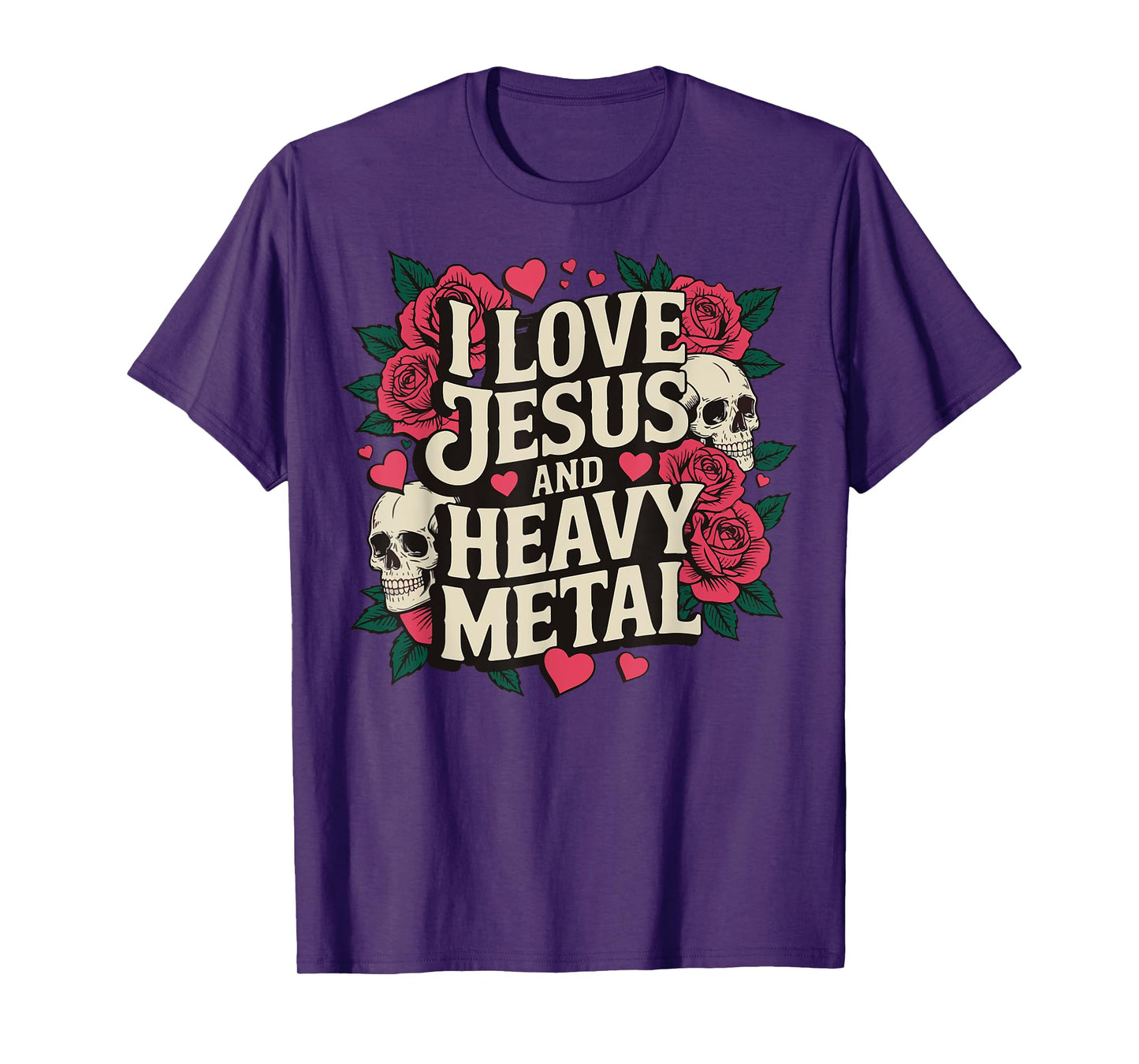 I Love Jesus And Heavy Metal T-Shirt