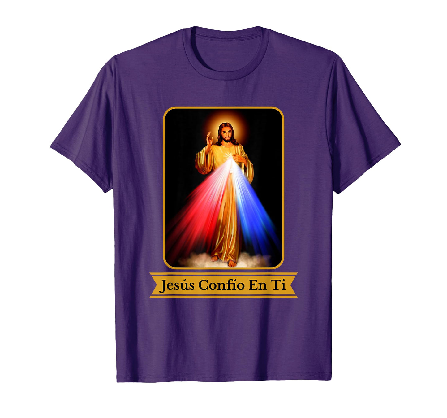 Jesús Confío En Ti Divine Mercy Spanish Language Catholic T-Shirt