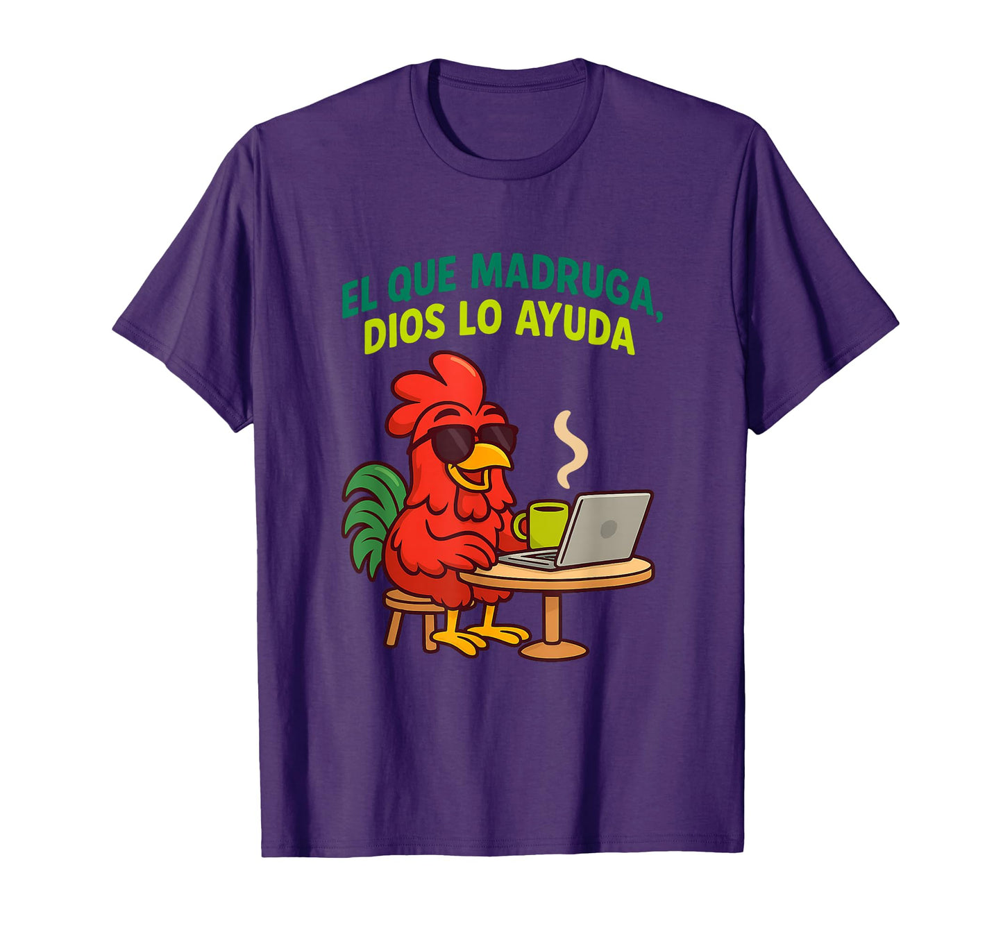 Funny Early Bird Spanish Saying Humor Latino T-Shirt