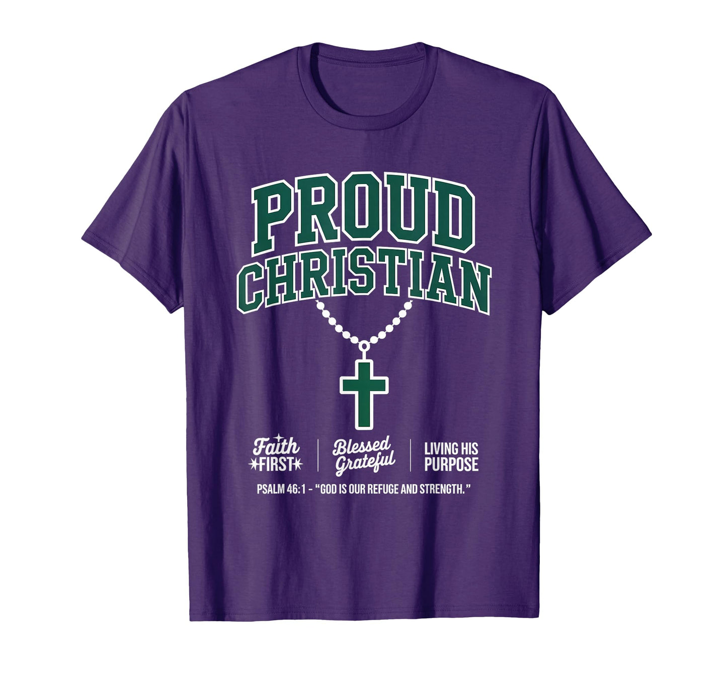 Proud Christian Faith First Christian Streetwear T-Shirt