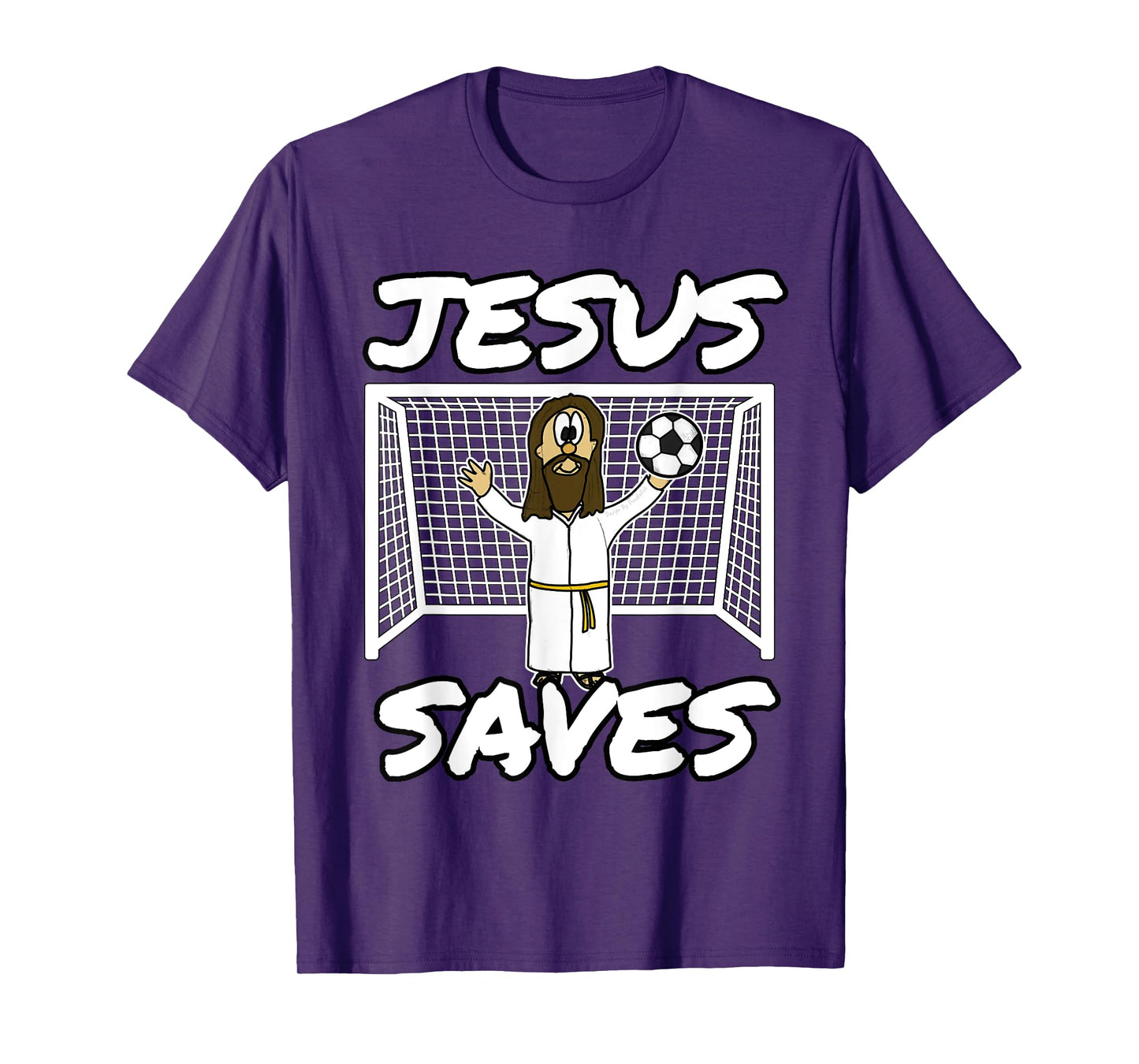 Jesus Saves Christian Football Church Soccer T-Shirt