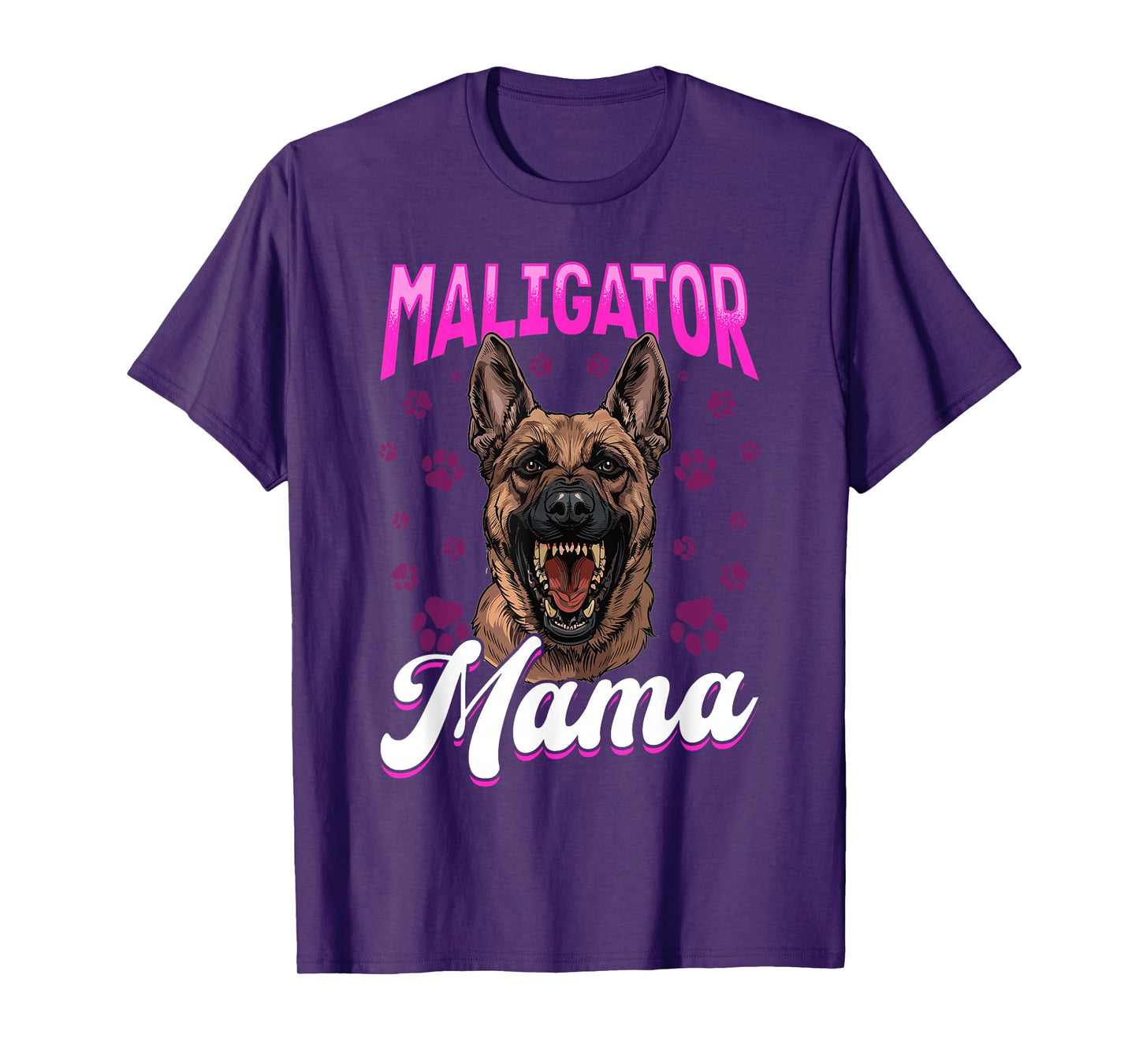 Belgian Malinois Dog Breed Maligator Mama T-Shirt