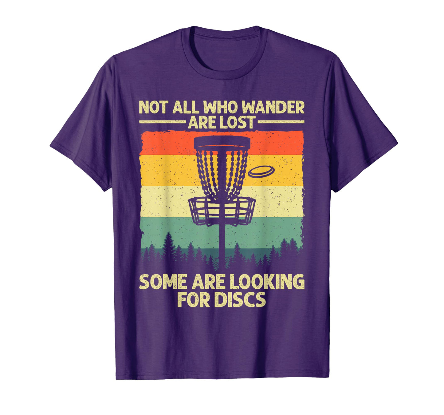 Funny Disc Golf Art For Men Women Kids Disc Golfer Disc Golf T-Shirt
