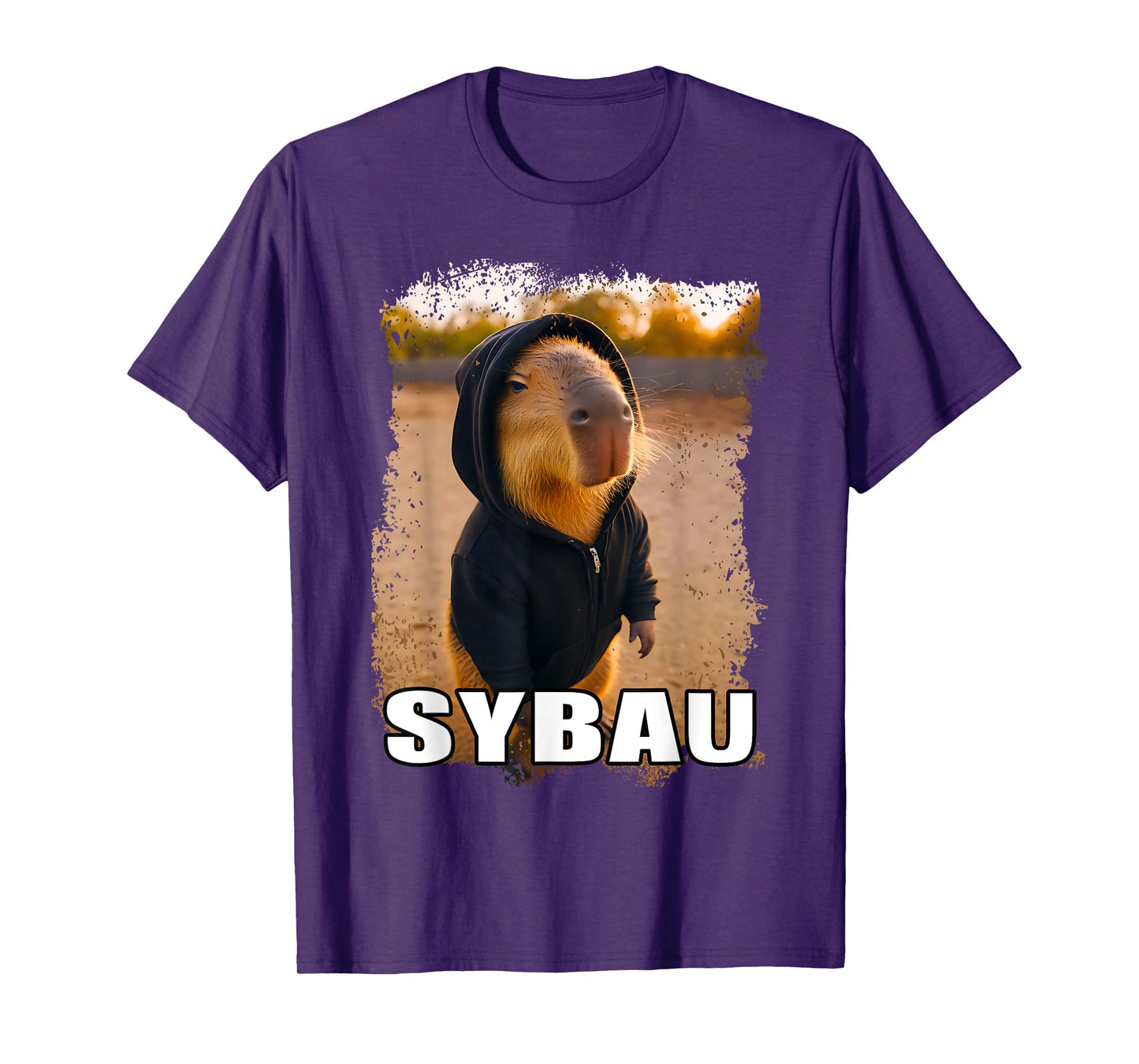 Funny SYBAU Ironic Capybara Meme Sigma Brainrot Quote T-Shirt