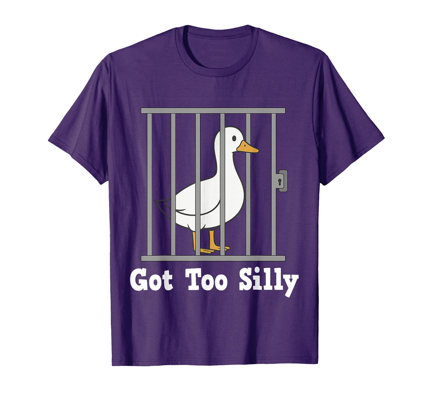 Funny Duck Meme Got Too Silly Humor Gifts for Men Women Kid T-Shirt