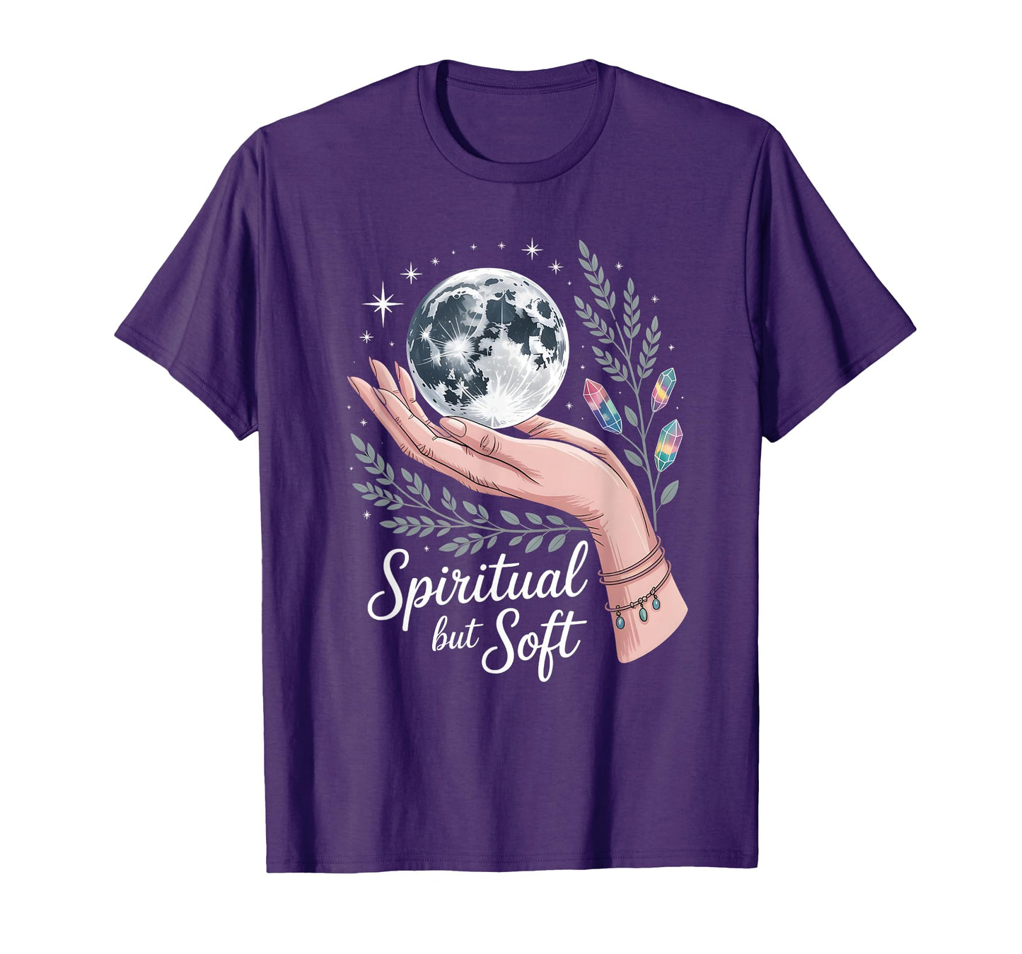 Spiritual But Pretty Flower Yoga Chakra Comfy Womens God T-Shirt