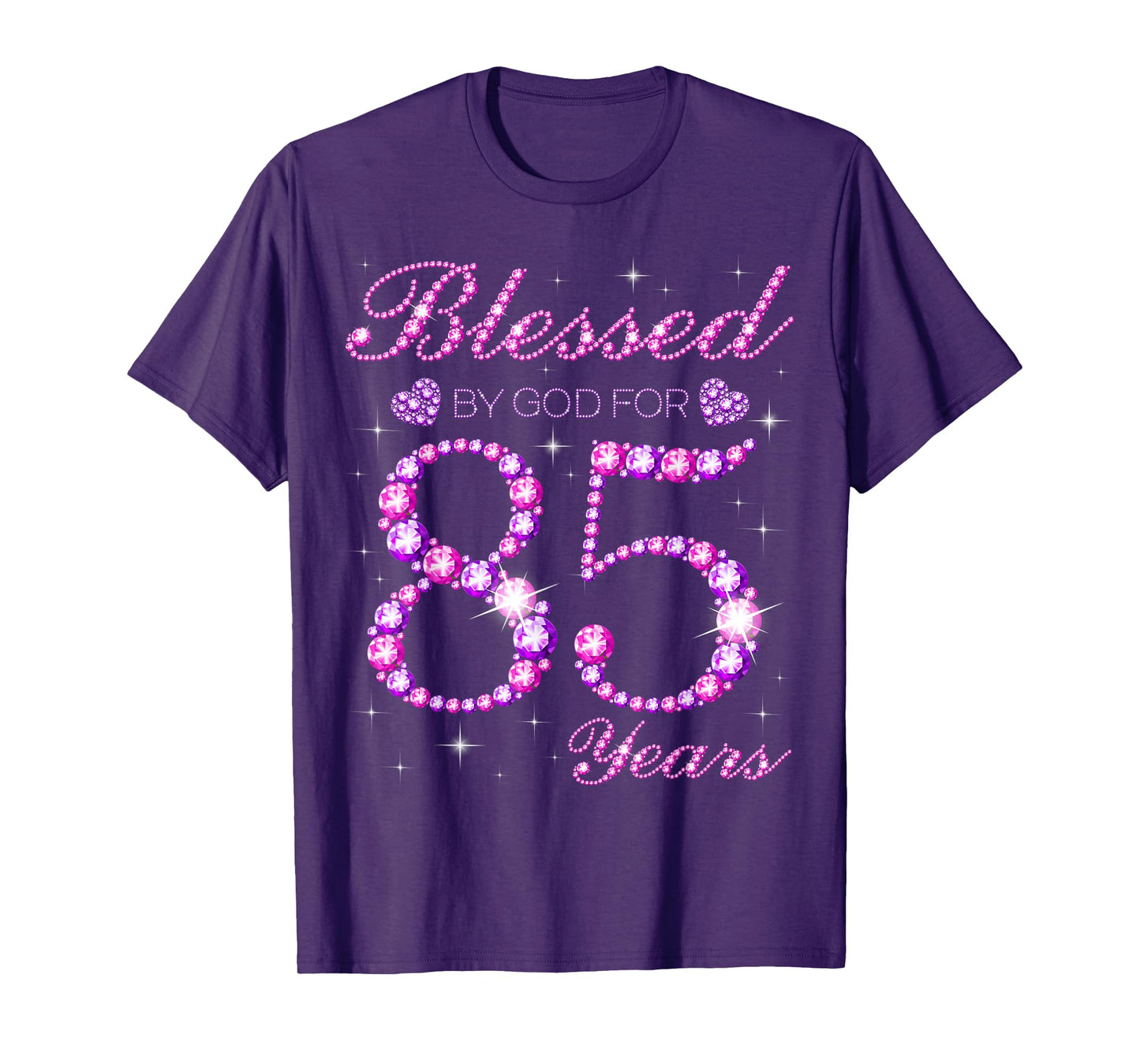 Blessed by God for 85 Years Old 85th Birthday Party T-Shirt