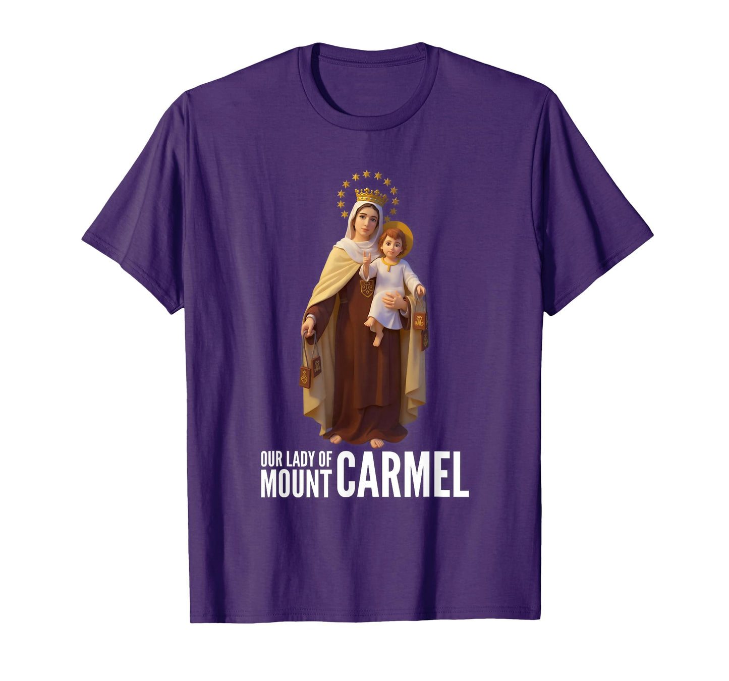 Our Lady of Mount Carmel Marian Catholic T-Shirt