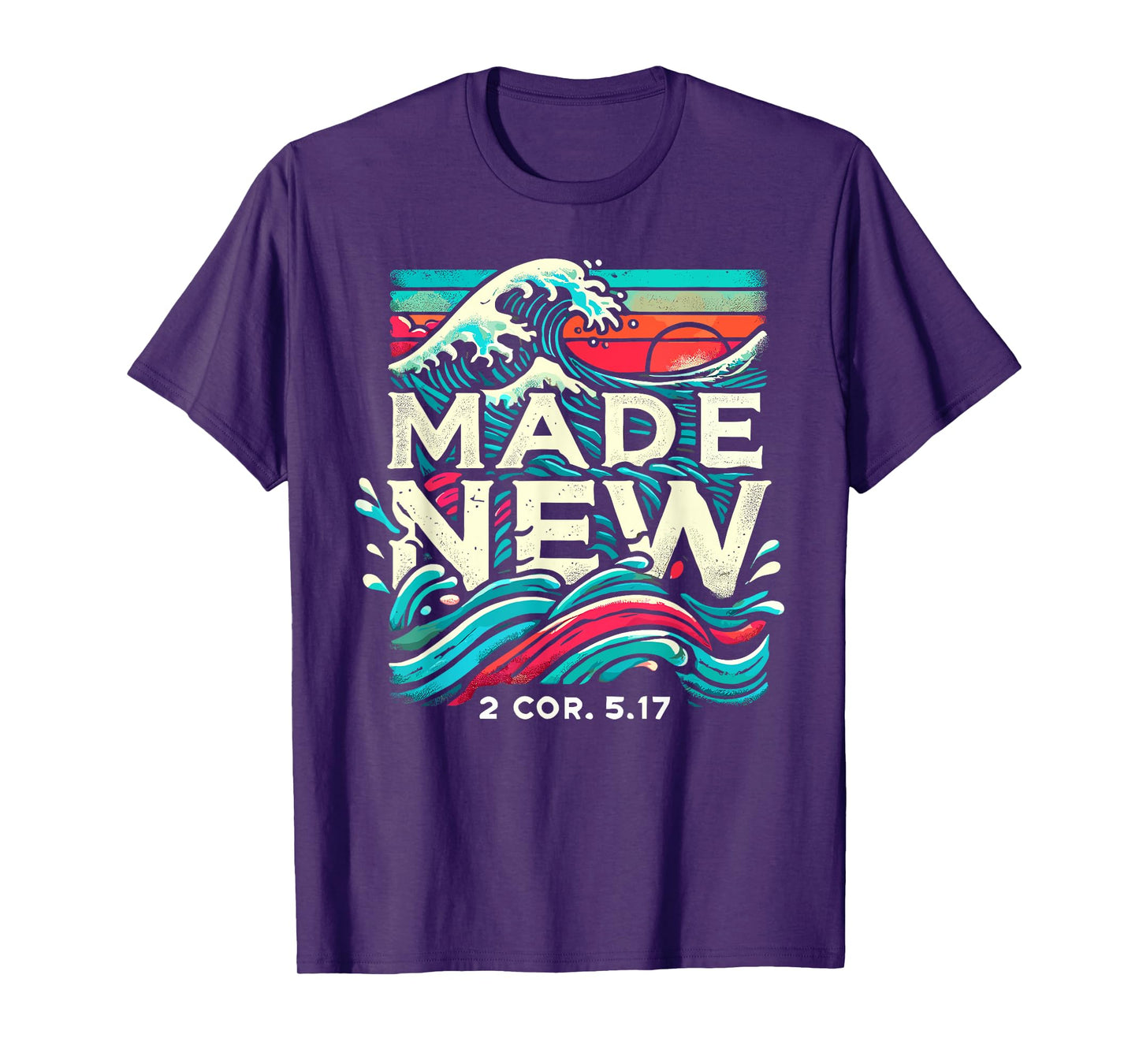 Made New Baptism Shirt Christian Shirts For Youth Baptized T-Shirt