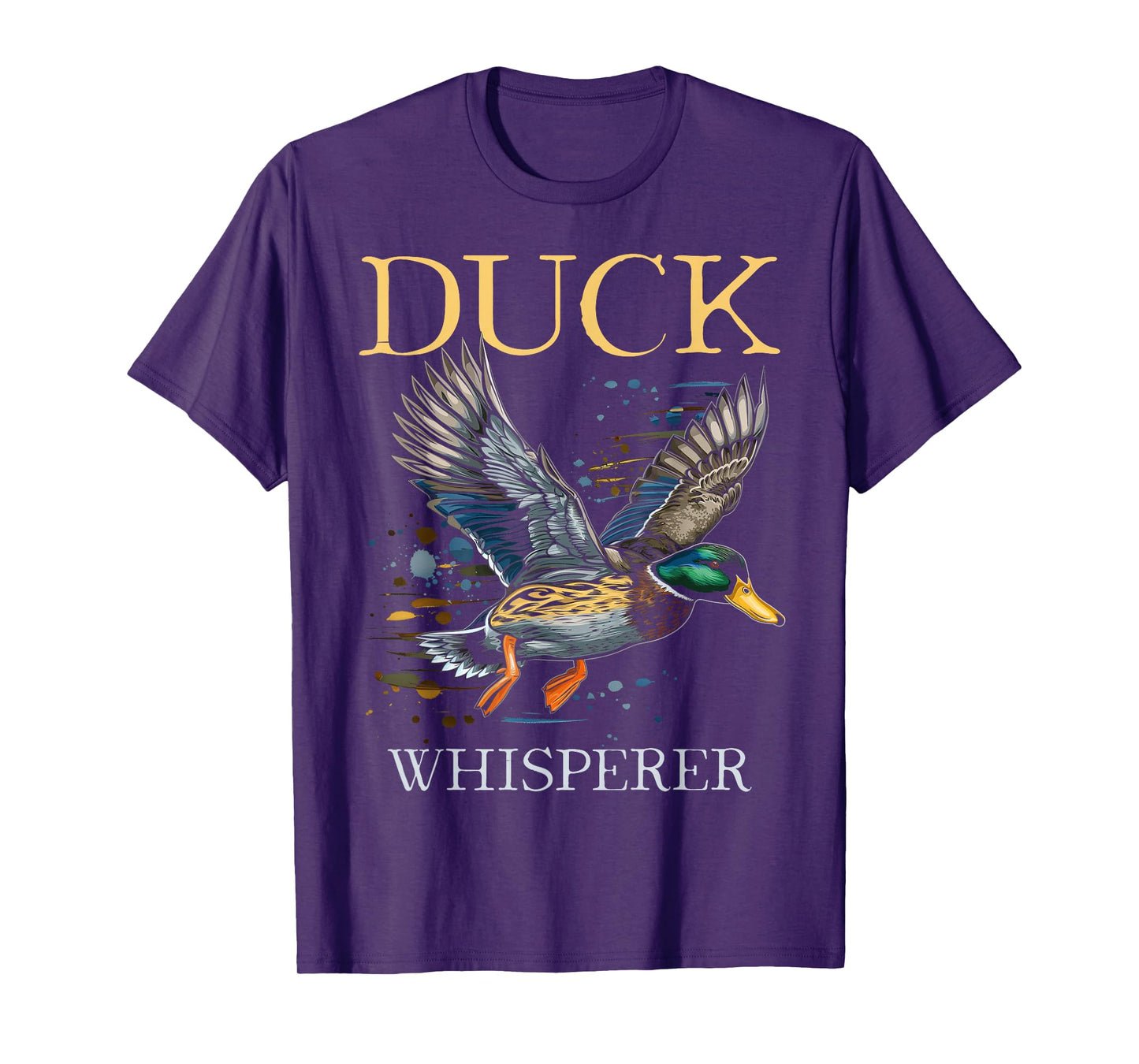 Duck Whisperer Funny Waterfowl Hunting Mallard Duck Hunter T-Shirt