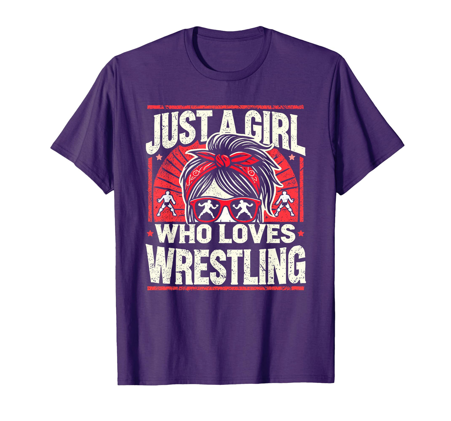 Just A Girl Who Loves Wrestling, Girls & Women, Wrestler T-Shirt