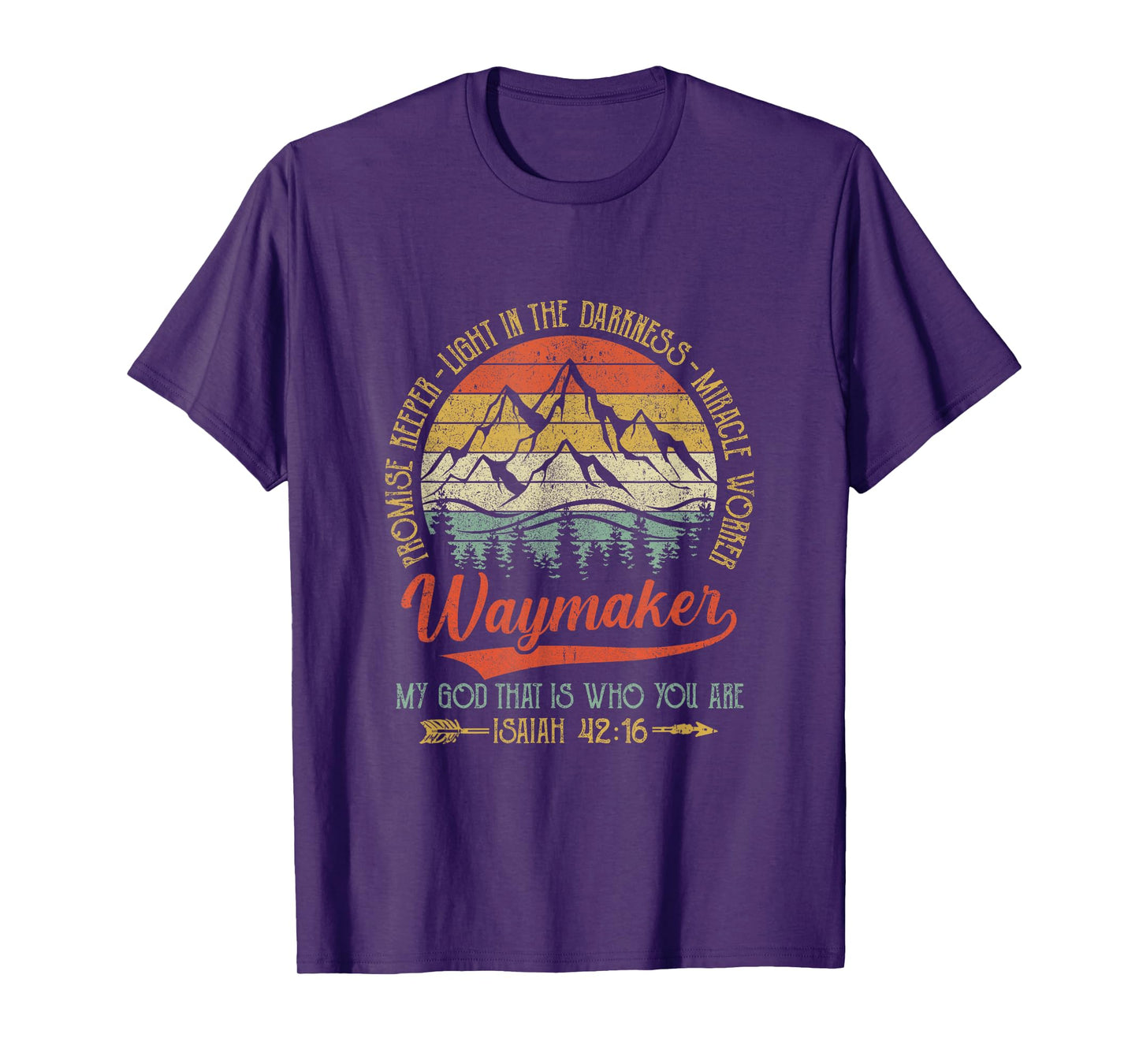 Waymaker Miracle Worker Promise Keeper Christian T-Shirt
