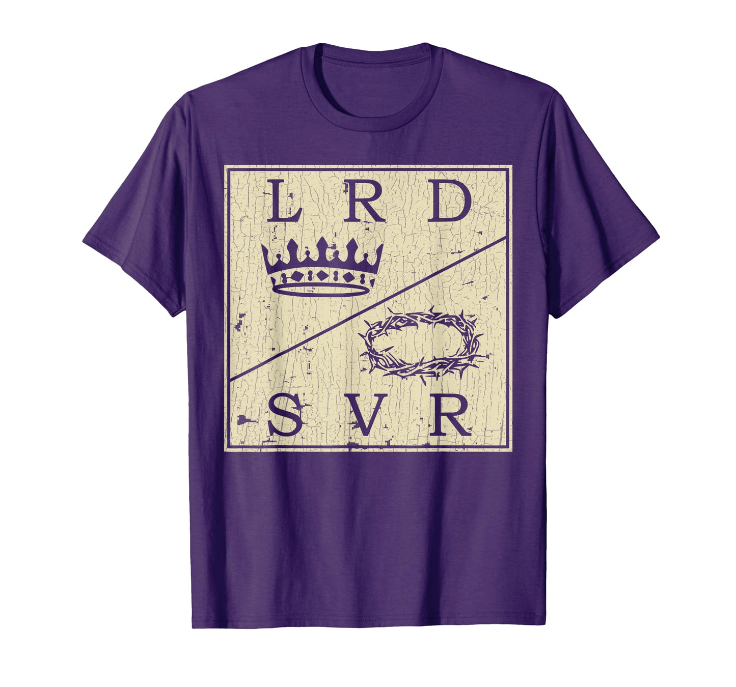 Vintage Retro Jesus Christian Lord & Savior Graphic 3 T-Shirt